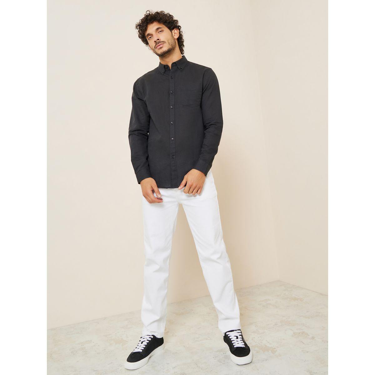قميص بقصة مريحة مع أزرار-men-clothing-shirts-image-2