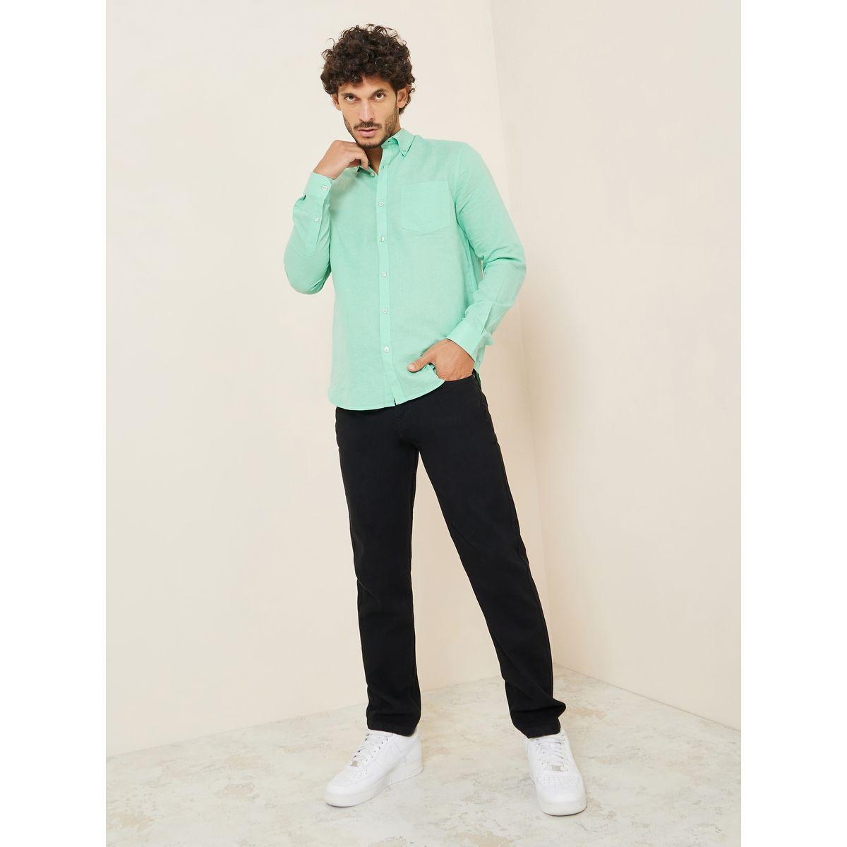 قميص بقصة مريحة مع أزرار-men-clothing-shirts-image-2