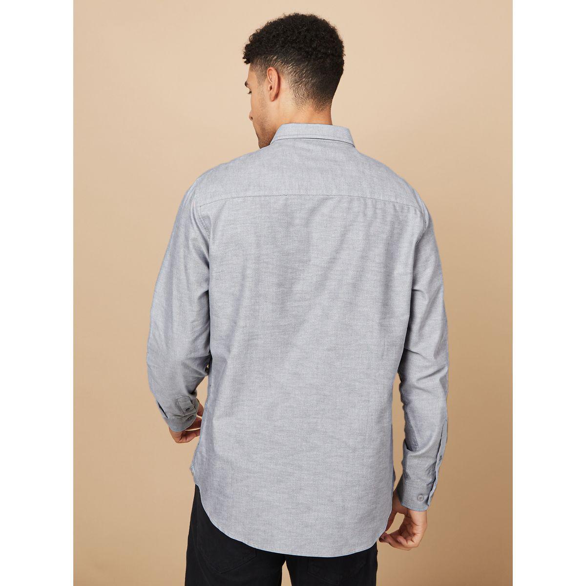 Styli Button-Down Collar Oxford Slim Fit Shirt-men-clothing-shirts-image-5