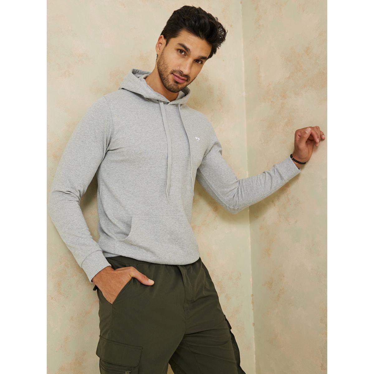 هودي باكمام طويلة مع جيوب كنغر-men-winterwear-hoodiesandsweatshirts-image-1