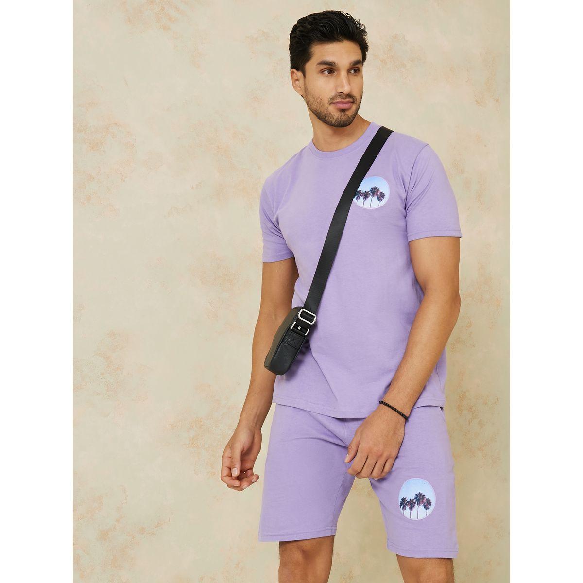 طقم منسق من ( شورت + تيشيرت )-men-clothing-coordsets-image-1