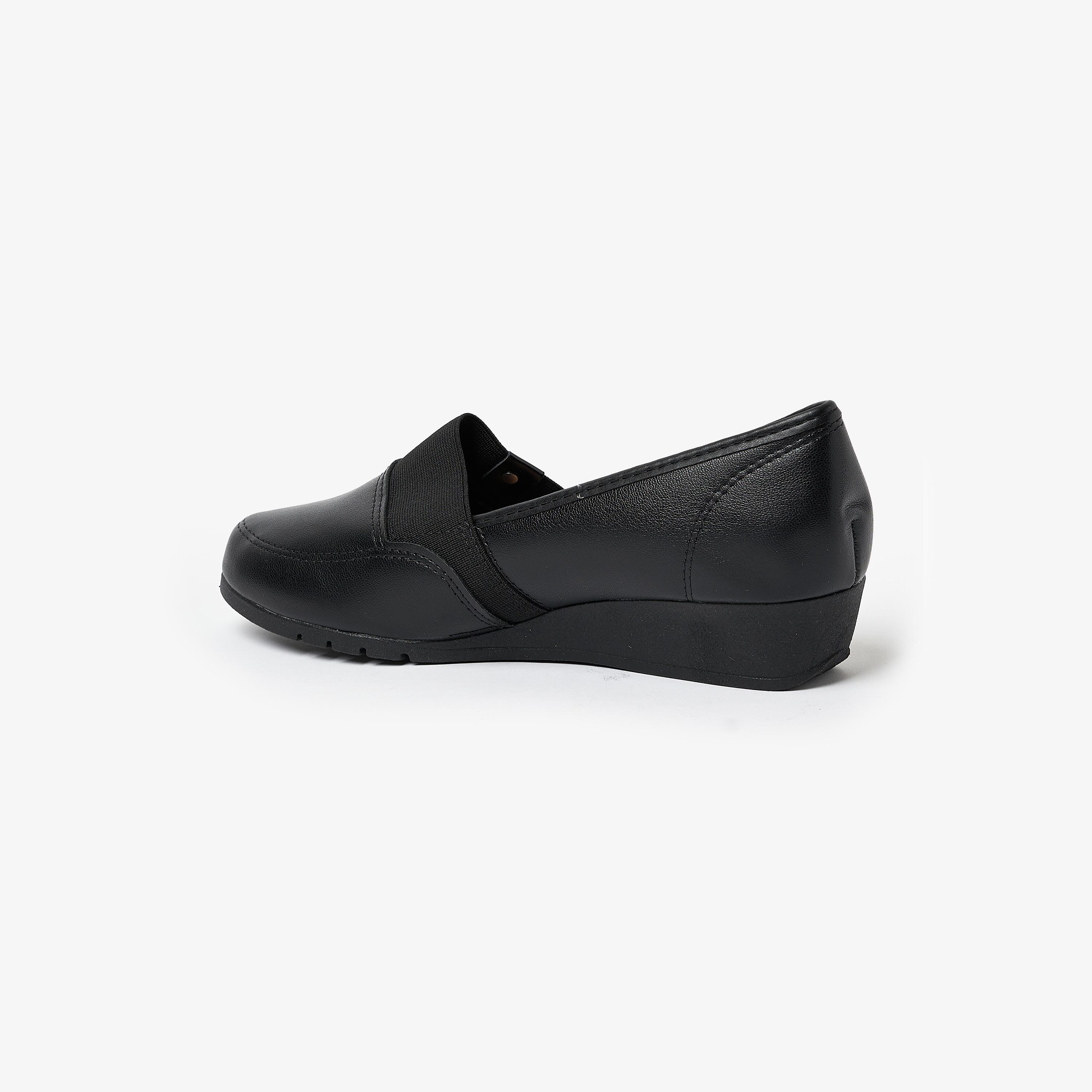 Moleca by Geoomnii Women's Slip On Wedge Loafers | 5156-781-13063        -women-shoes-heels-image-3