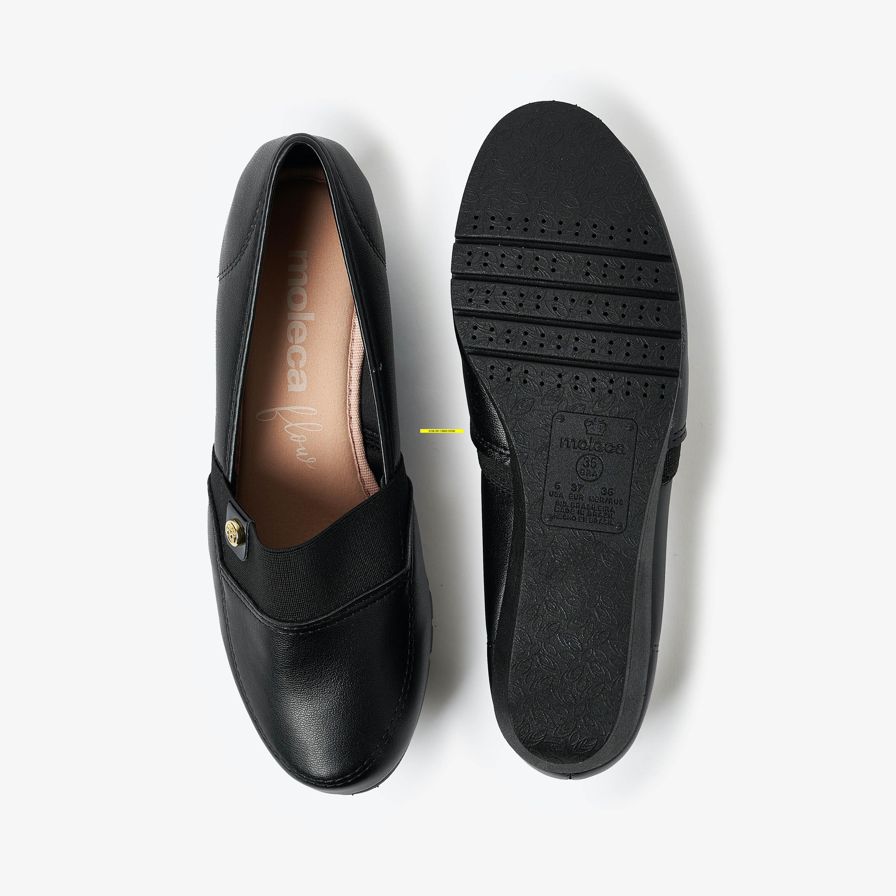 Moleca by Geoomnii Women's Slip On Wedge Loafers | 5156-781-13063        -women-shoes-heels-image-4