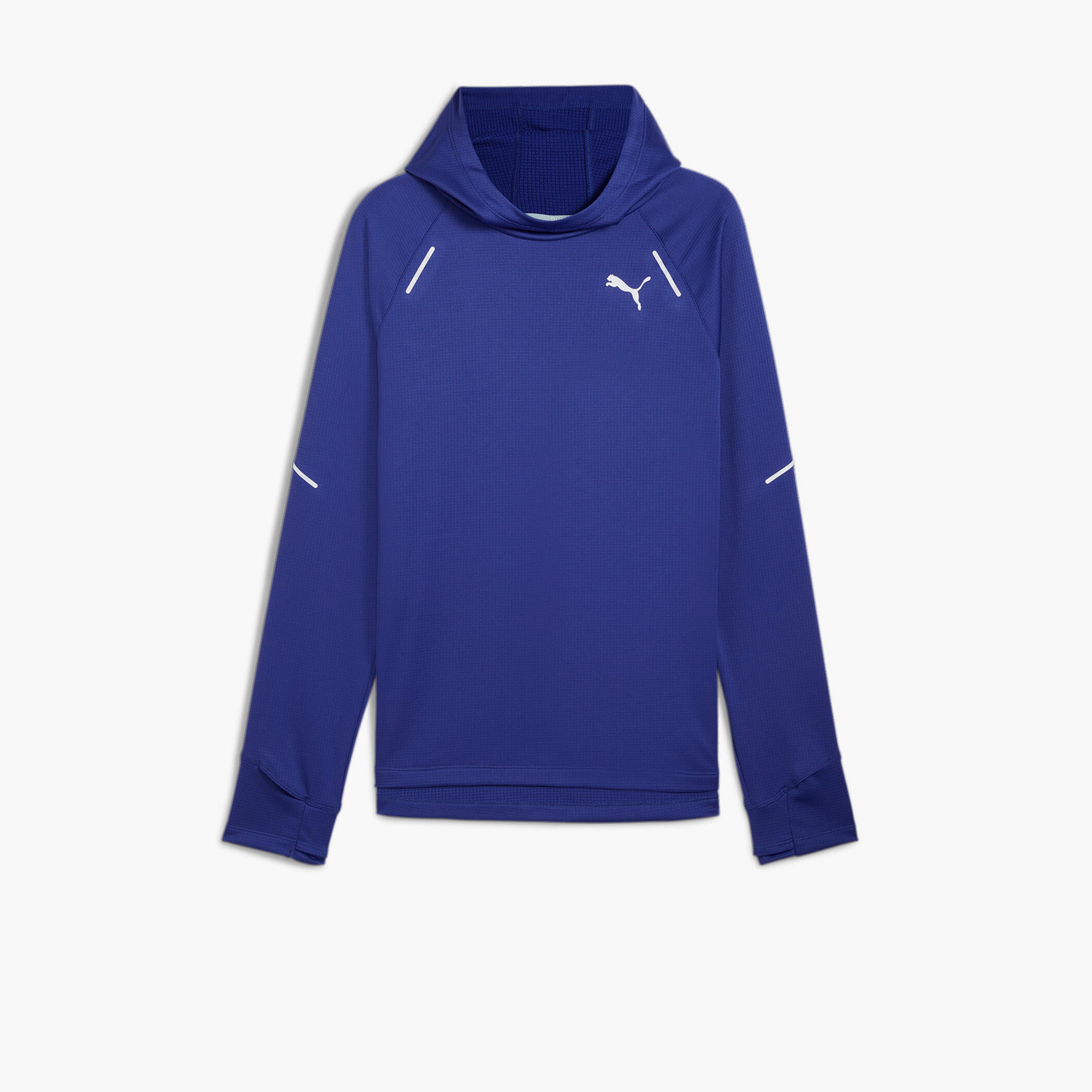 Puma Men Run Grid Fleece Long Sleeve Hoodie-men-winterwear-hoodiesandsweatshirts-image-1
