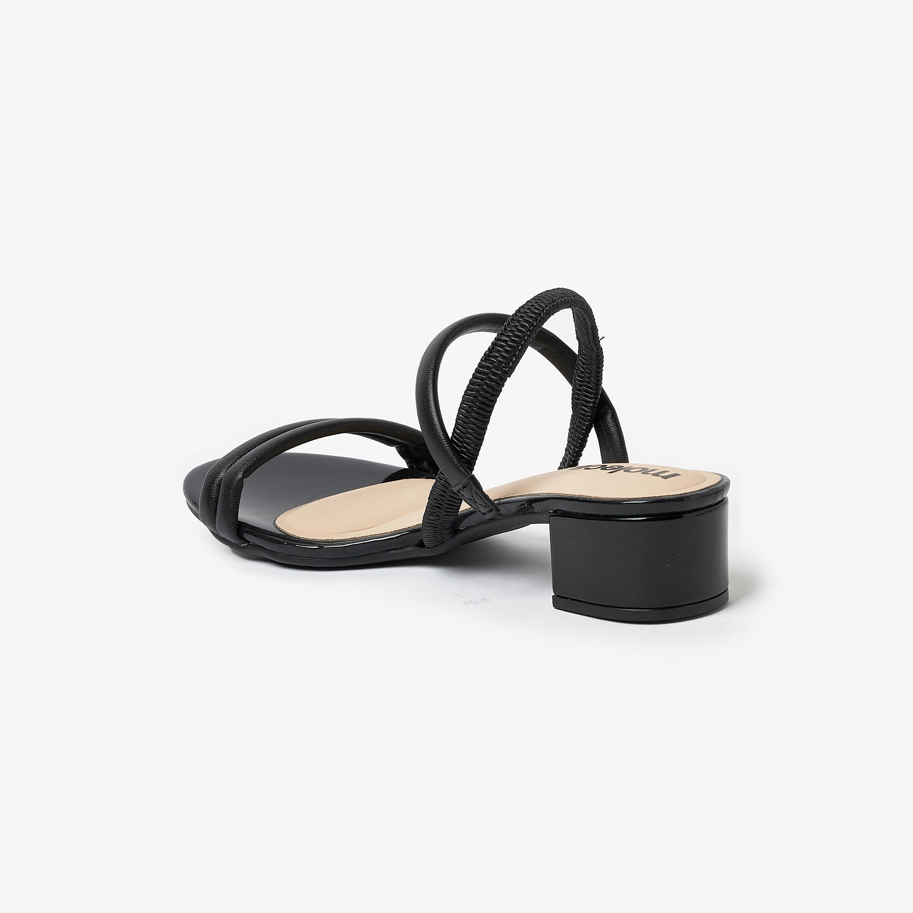 صندل حذاء نسائي بكعب عريض مع شريط خلفي من موليكا | 5259-846-23919-women-shoes-heels-image-3