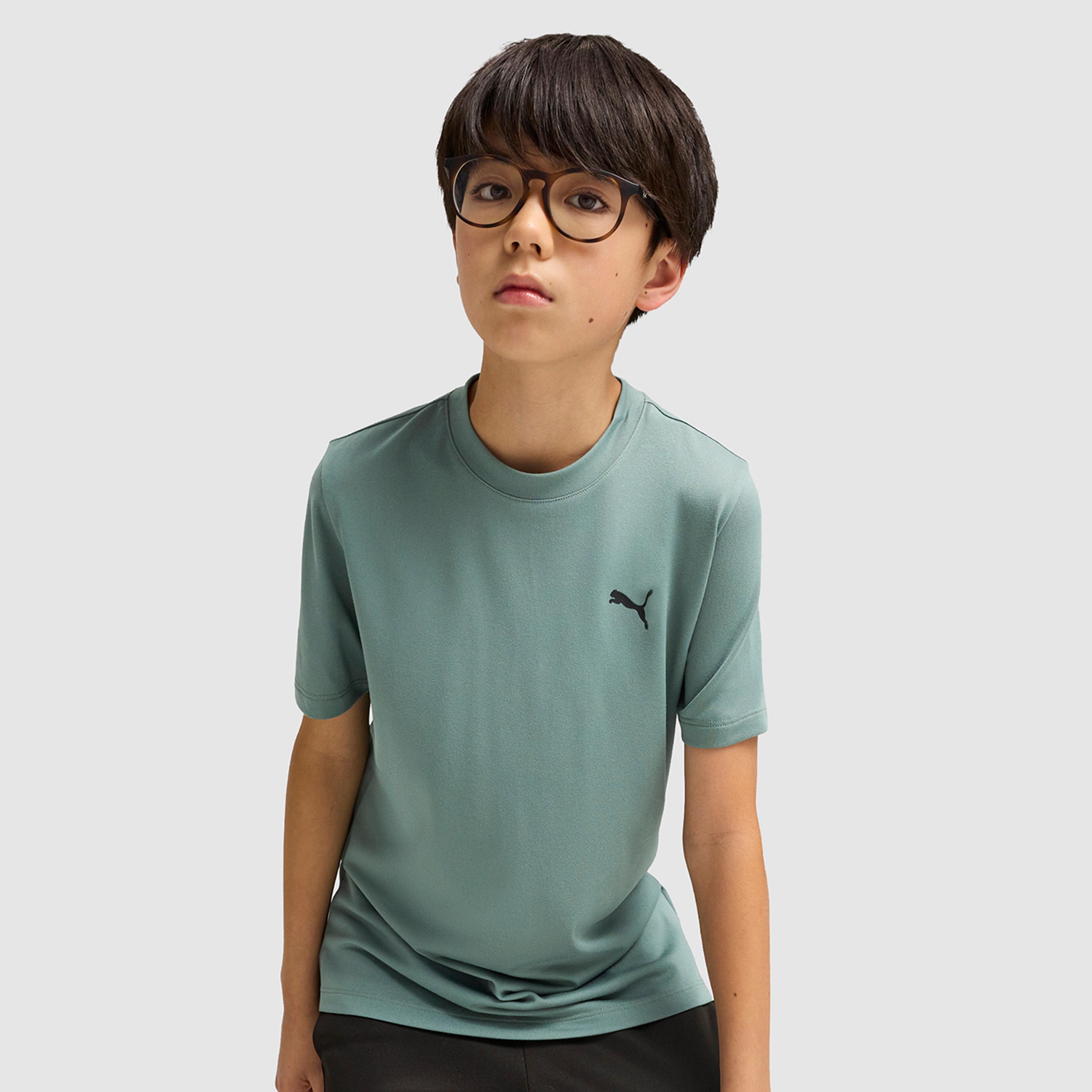 Puma Boys Essentials Short Sleeve T-Shirt-boys-clothing-sportswear-tops-image-1