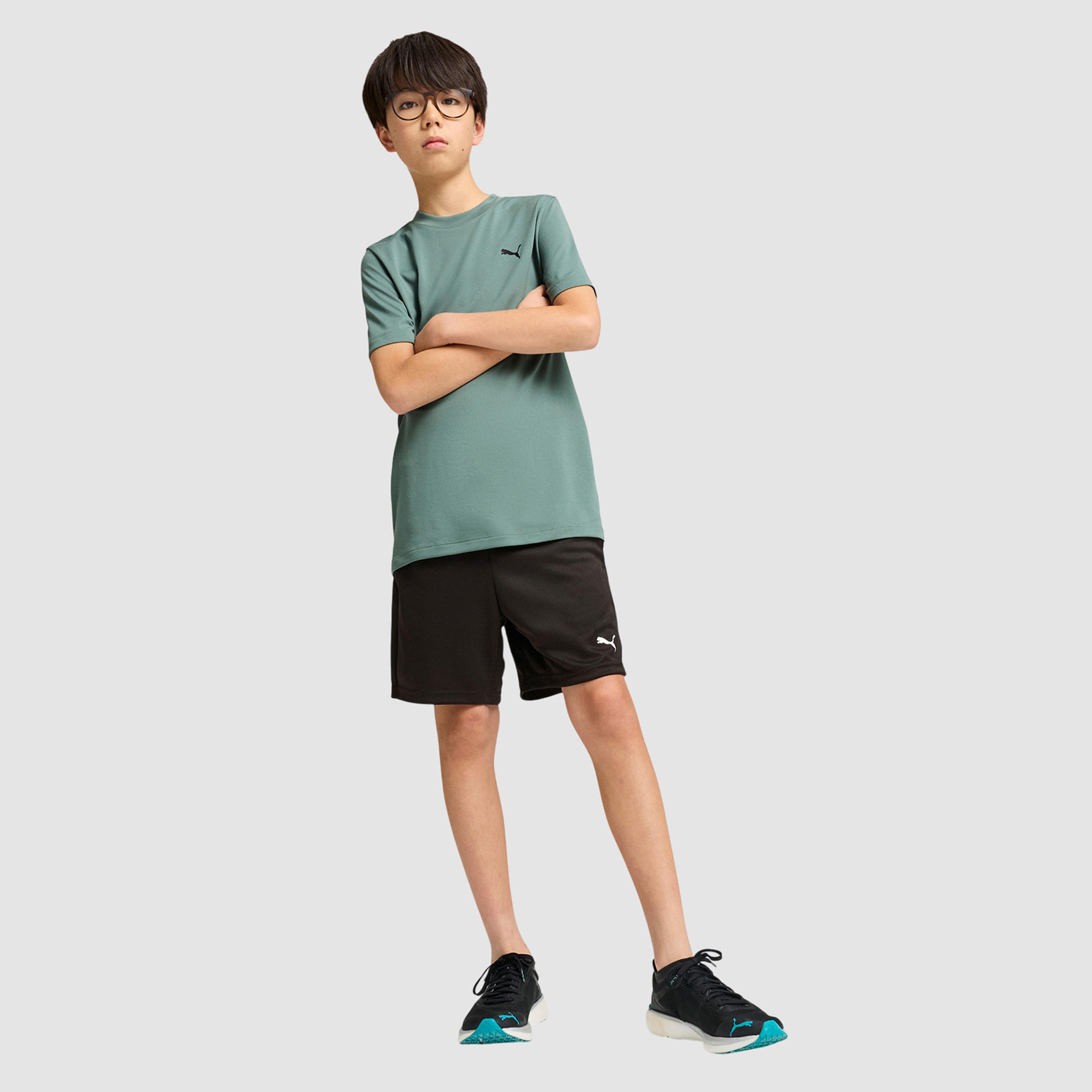 Puma Boys Essentials Short Sleeve T-Shirt-boys-clothing-sportswear-tops-image-2