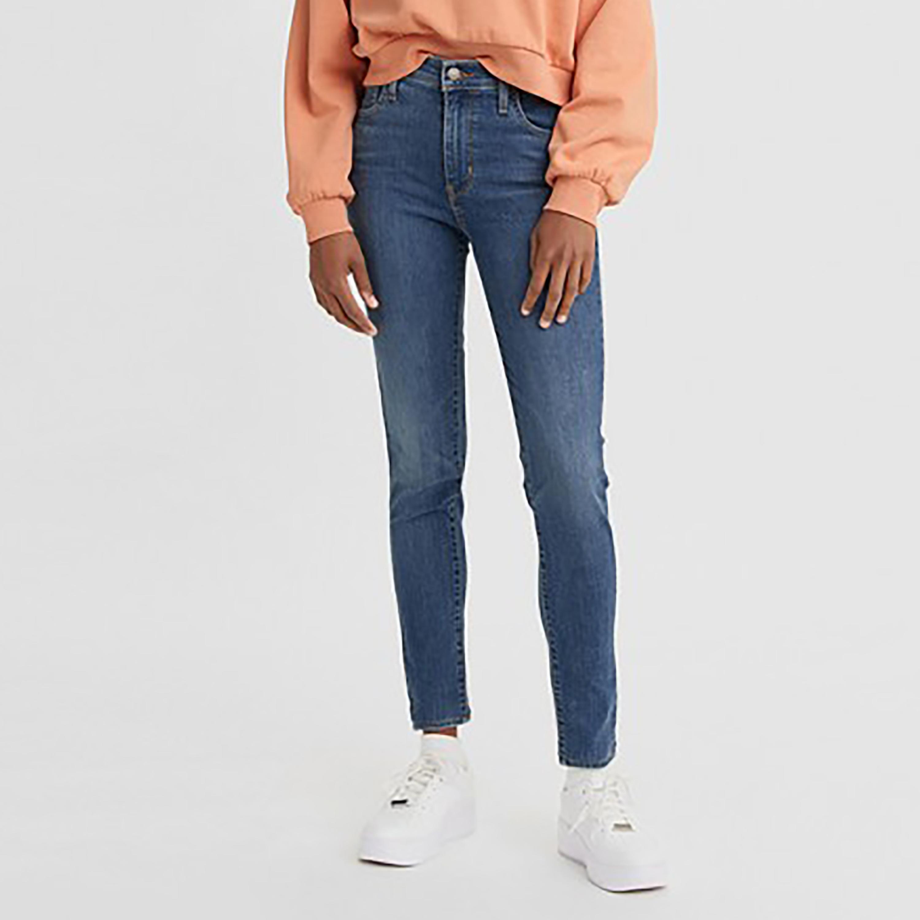 بنطال جينز من ليفايز بلون ازرق ذو اسكيني فت وجيب متوسط الارتفاع-women-clothing-bottoms-jeans-image-1