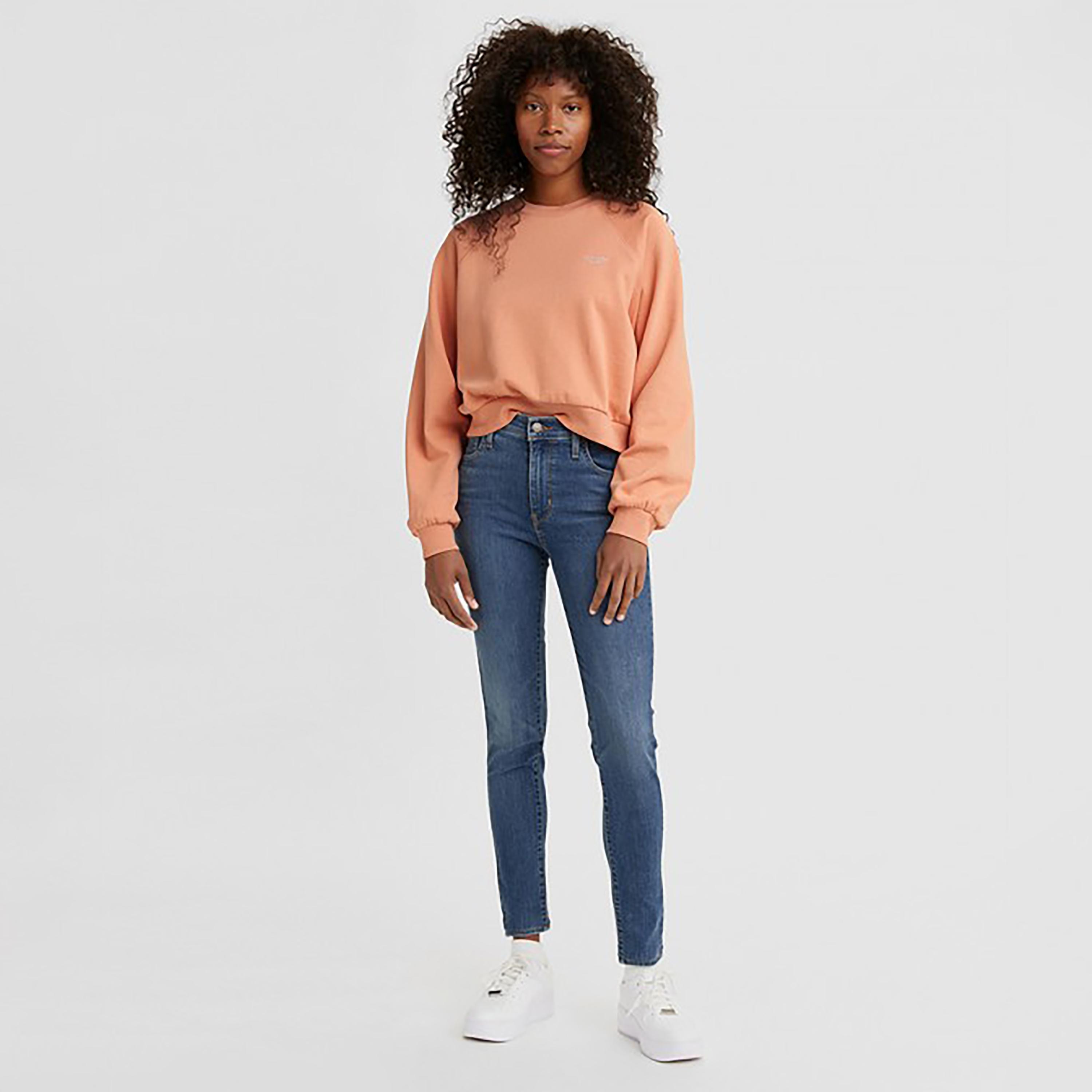 بنطال جينز من ليفايز بلون ازرق ذو اسكيني فت وجيب متوسط الارتفاع-women-clothing-bottoms-jeans-image-4