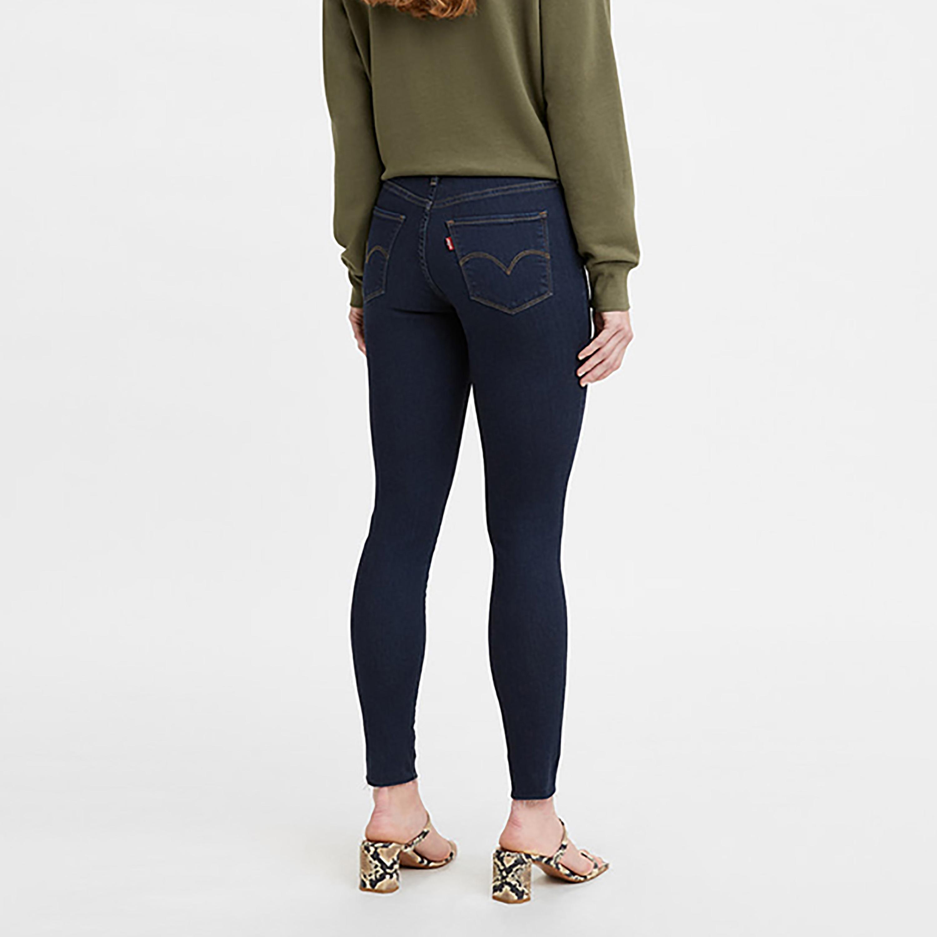 Levi's 720 Blue Skinny Fit Mid-Rise Pocket Detail Jeans-women-clothing-bottoms-jeans-image-2