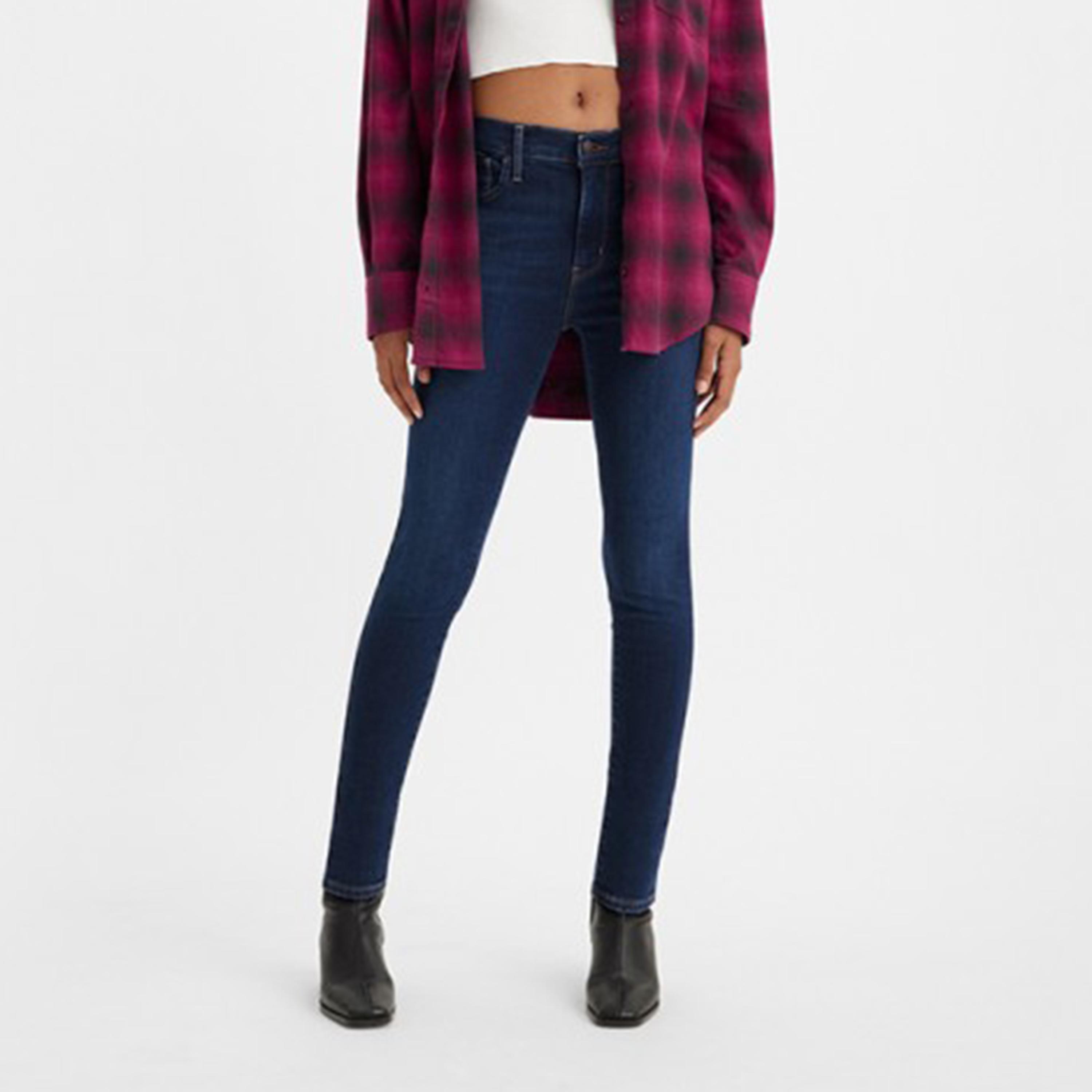 بنطال جينز من ليفايز 720 بلون ازرق ذو اسكيني فت وجيب متوسط الارتفاع-women-clothing-bottoms-jeans-image-1