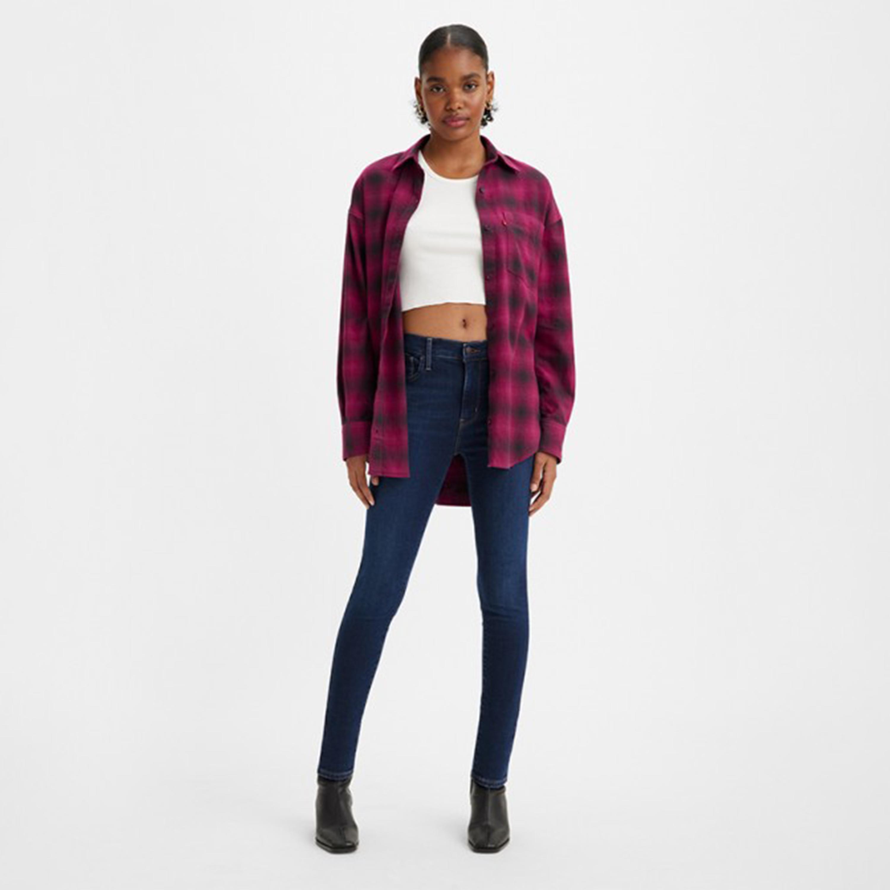 بنطال جينز من ليفايز 720 بلون ازرق ذو اسكيني فت وجيب متوسط الارتفاع-women-clothing-bottoms-jeans-image-3