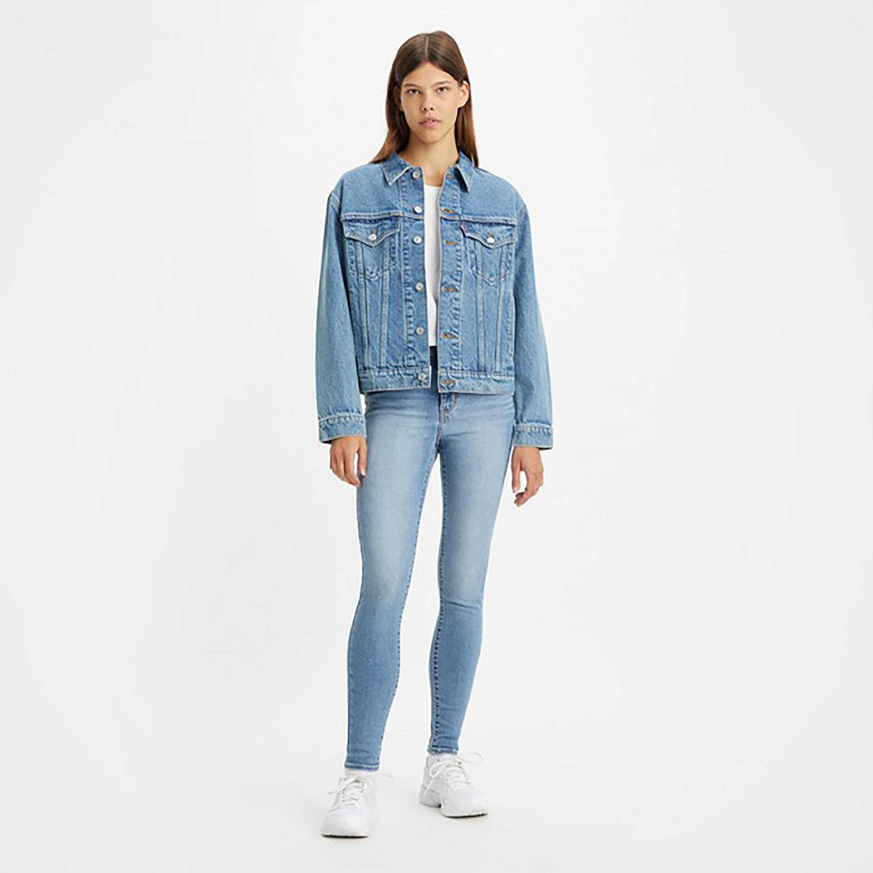 بنطال جينز من ليفايز 720 بمرتفع الارتفاع مع سكيني فت بلون ازرق-women-clothing-bottoms-jeans-image-2