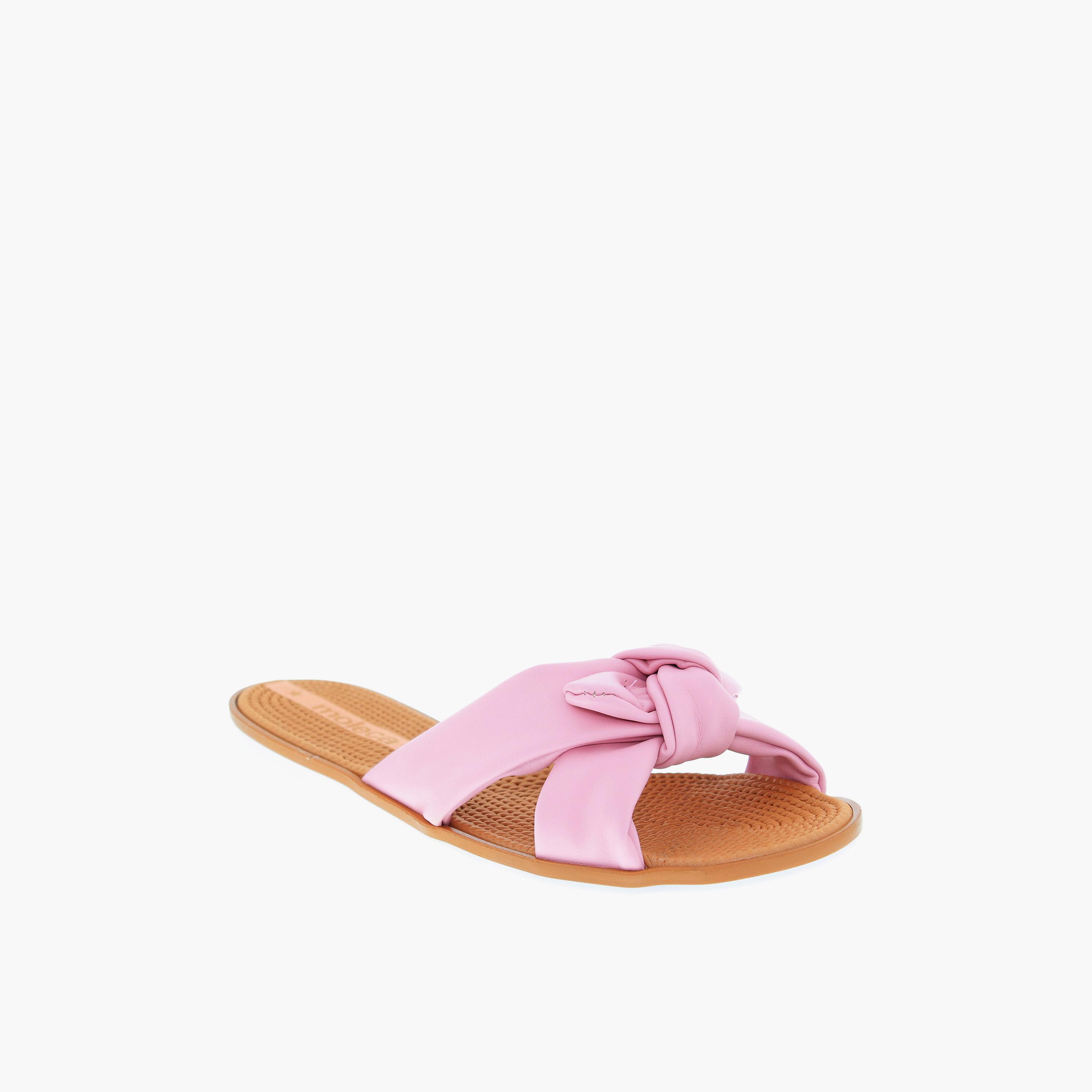 موليكا - شبشب نسائي مسطح سهل الارتداء | 5297-456-18462-98826-women-shoes-sandals-flats-image-1