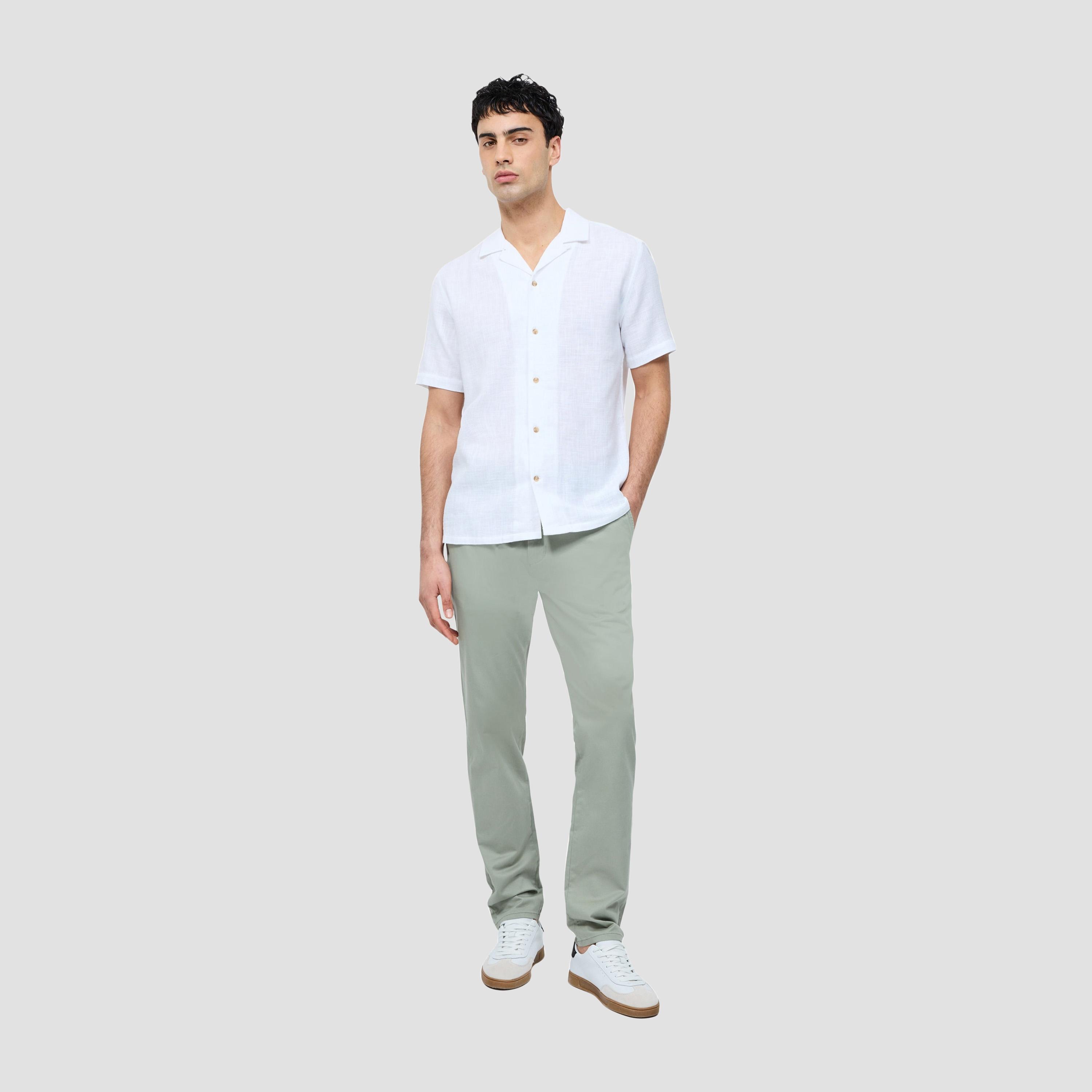 French Connection Regular Fit Plain Collared Short Sleeves Men's Shirt-men-clothing-shirts-image-2