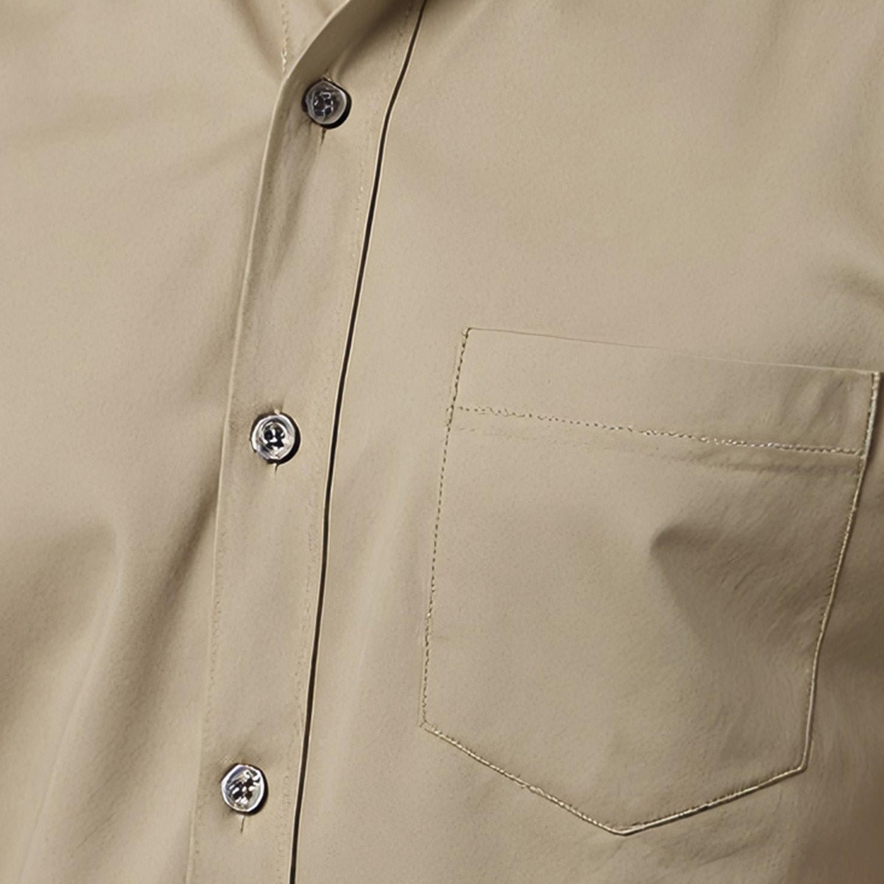 French Connection Regular Fit Plain Collared Short Sleeves Men's Shirt-men-clothing-shirts-image-4