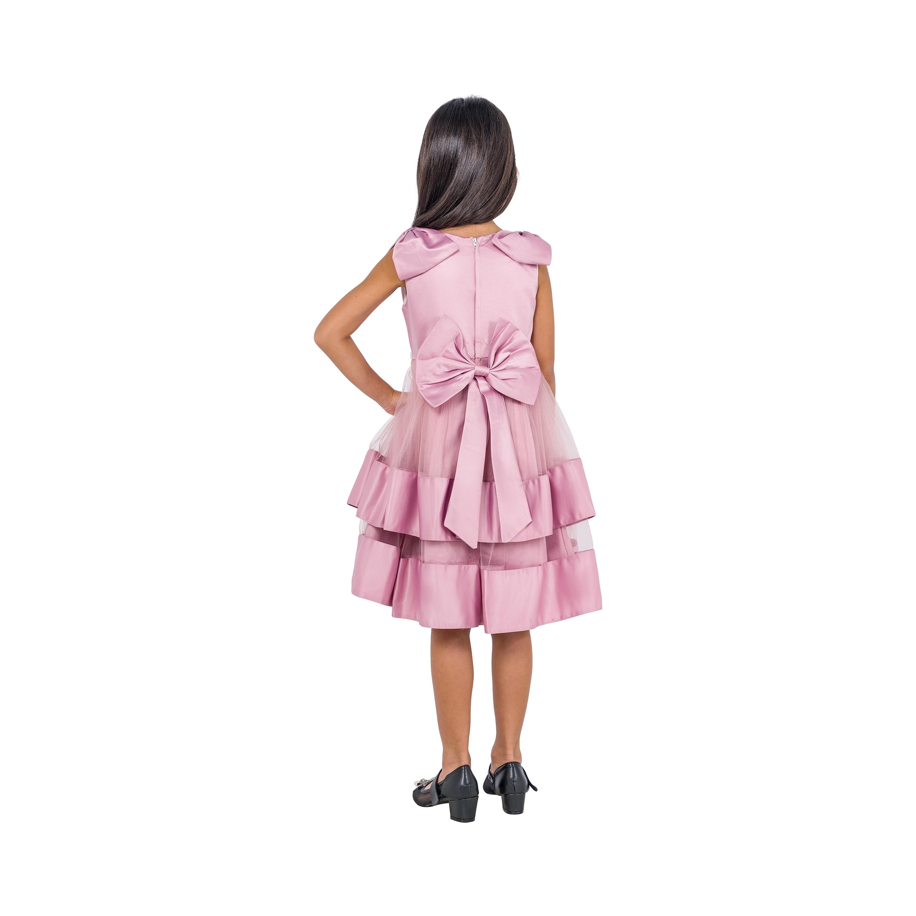 Babyqlo Solid Sleeveless Party Dress-girls-clothing-dressesandjumpsuits-image-2