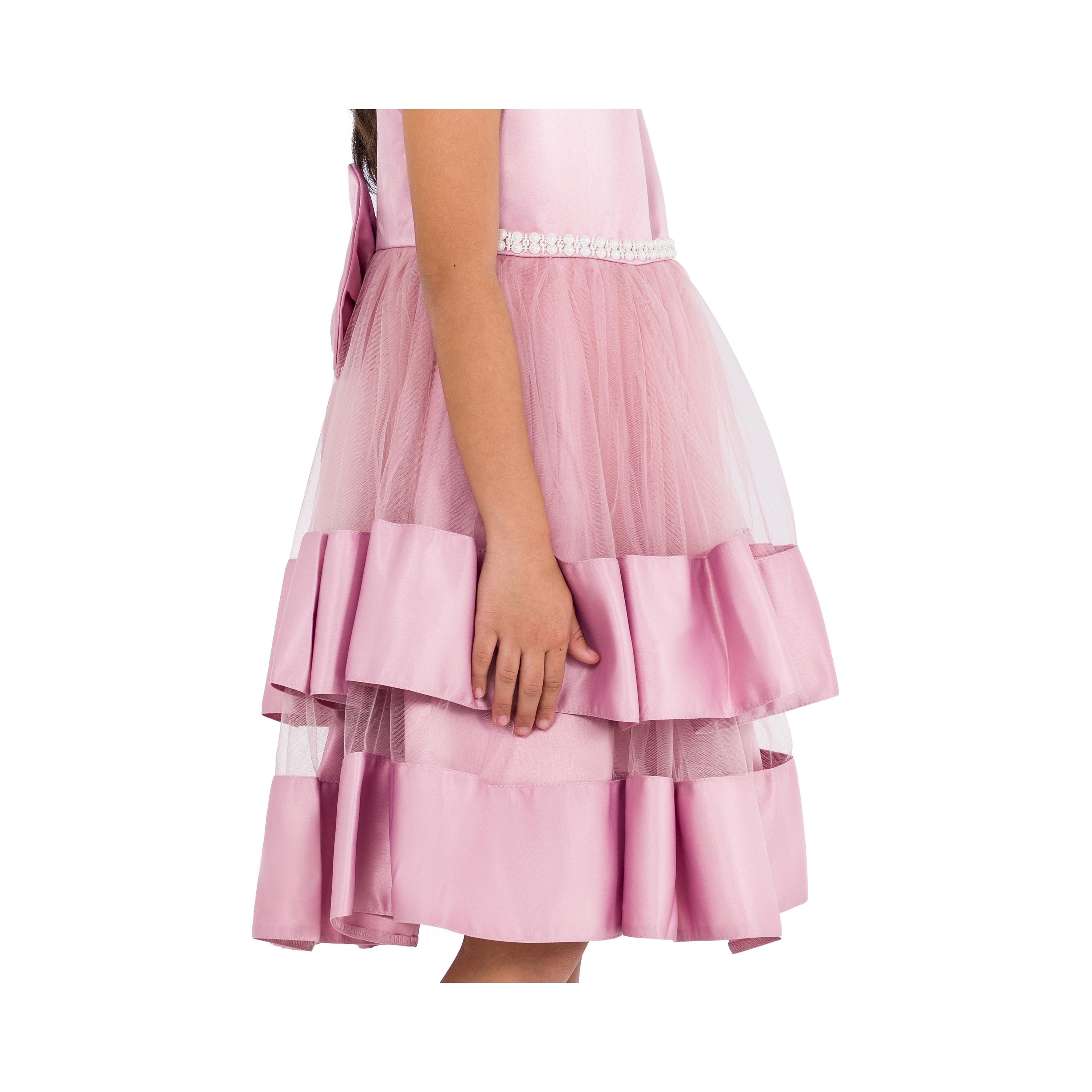 Babyqlo Solid Sleeveless Party Dress-girls-clothing-dressesandjumpsuits-image-5