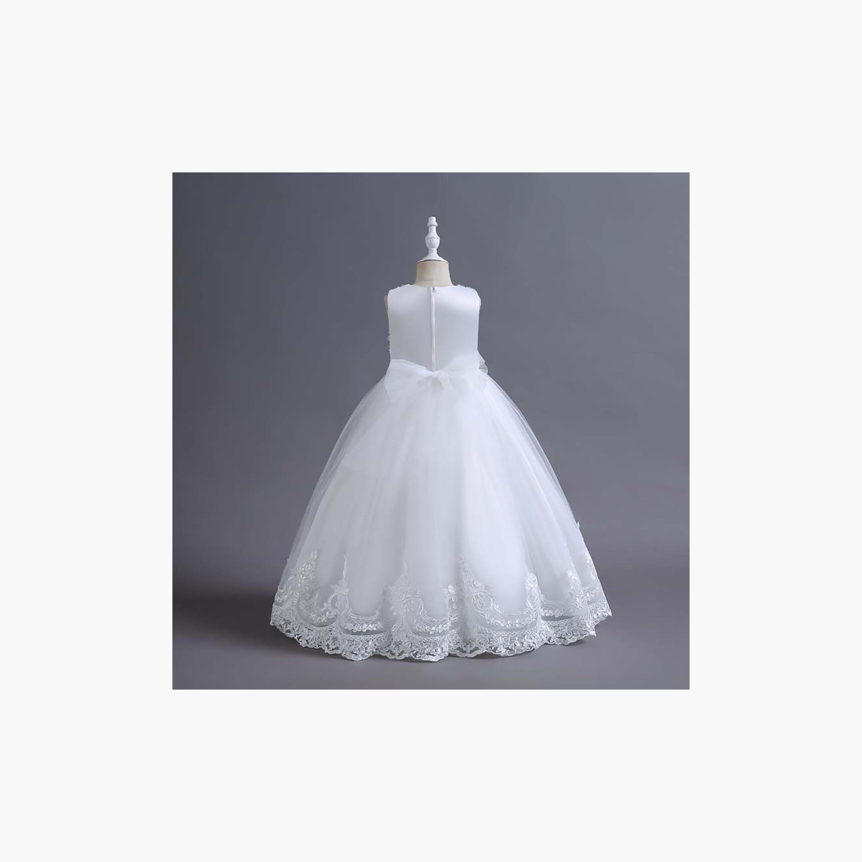 Babyqlo Princess Long Gown Embellished Party Dress -girls-clothing-dressesandjumpsuits-image-2