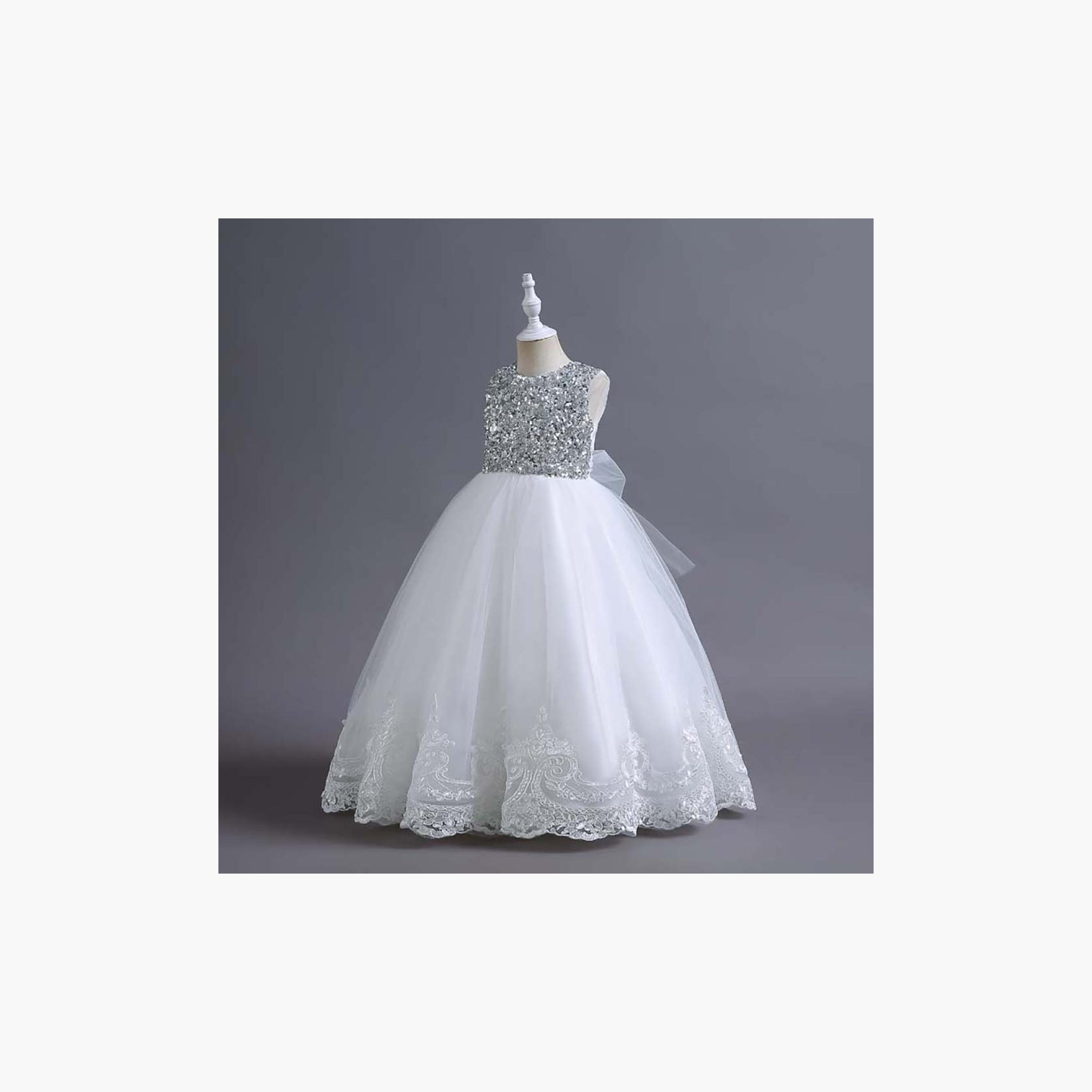Babyqlo Princess Long Gown Embellished Party Dress -girls-clothing-dressesandjumpsuits-image-3