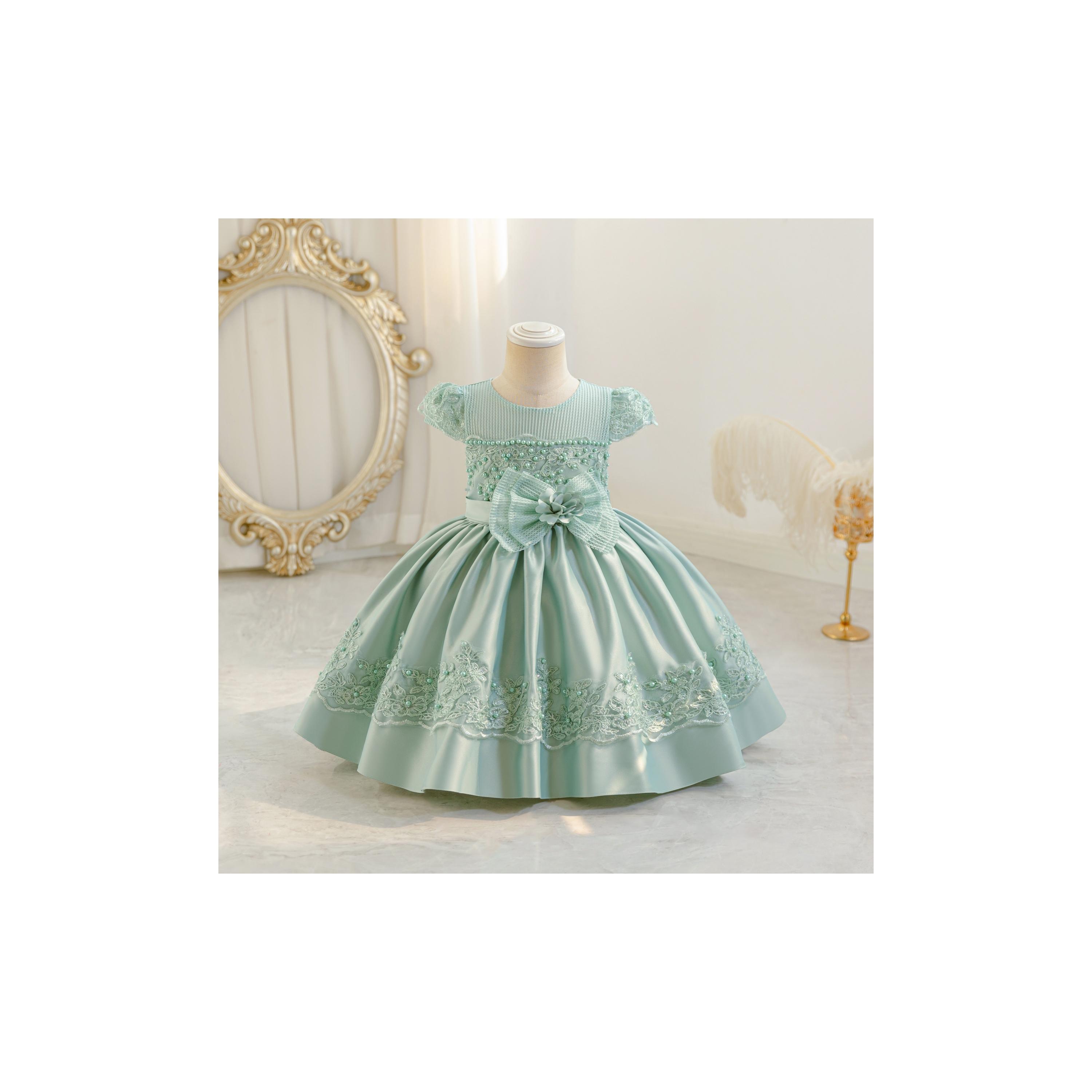 Babyqlo Embellished Cap Sleeves Fairy Tale Party Dress-girls-clothing-dressesandjumpsuits-image-1