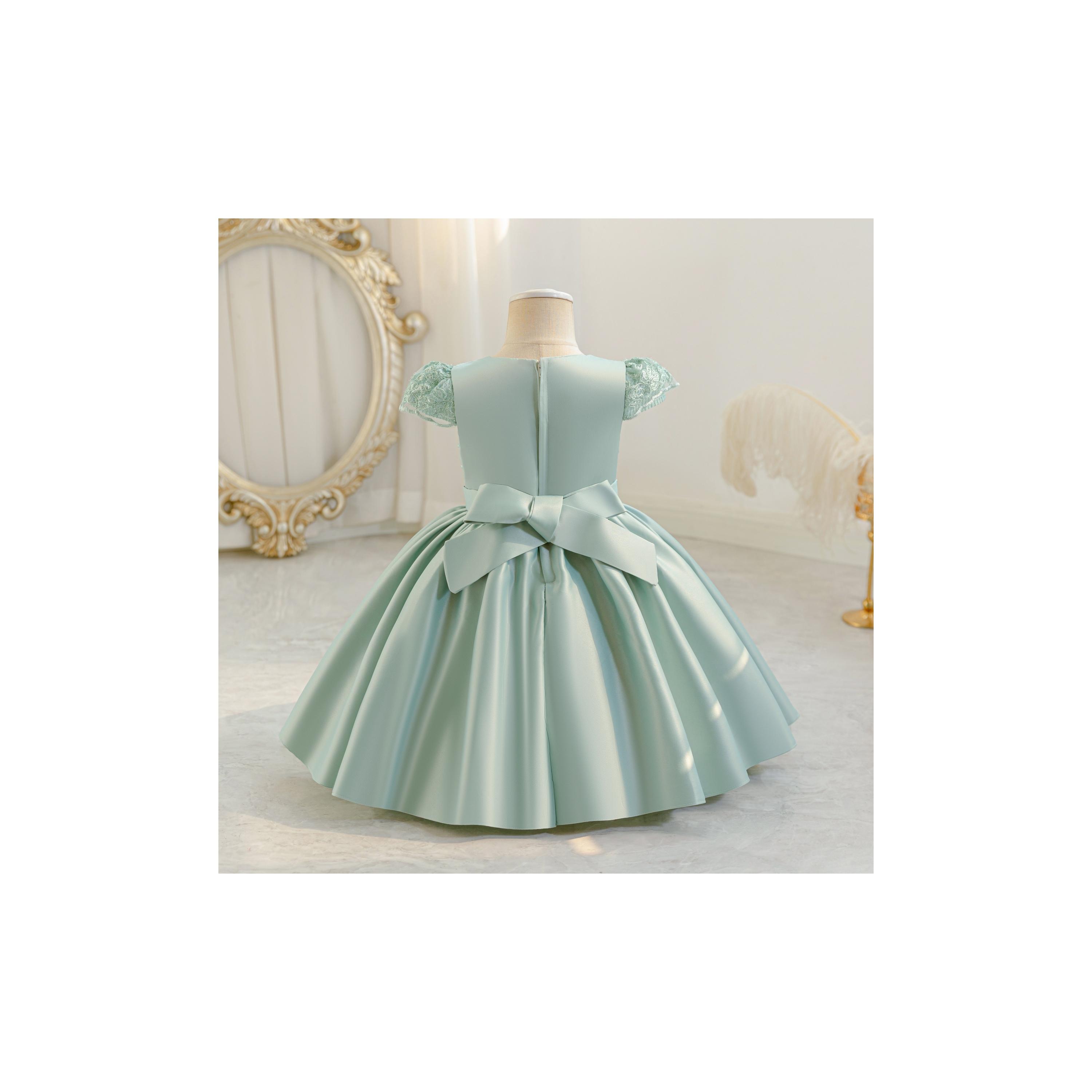 Babyqlo Embellished Cap Sleeves Fairy Tale Party Dress-girls-clothing-dressesandjumpsuits-image-2
