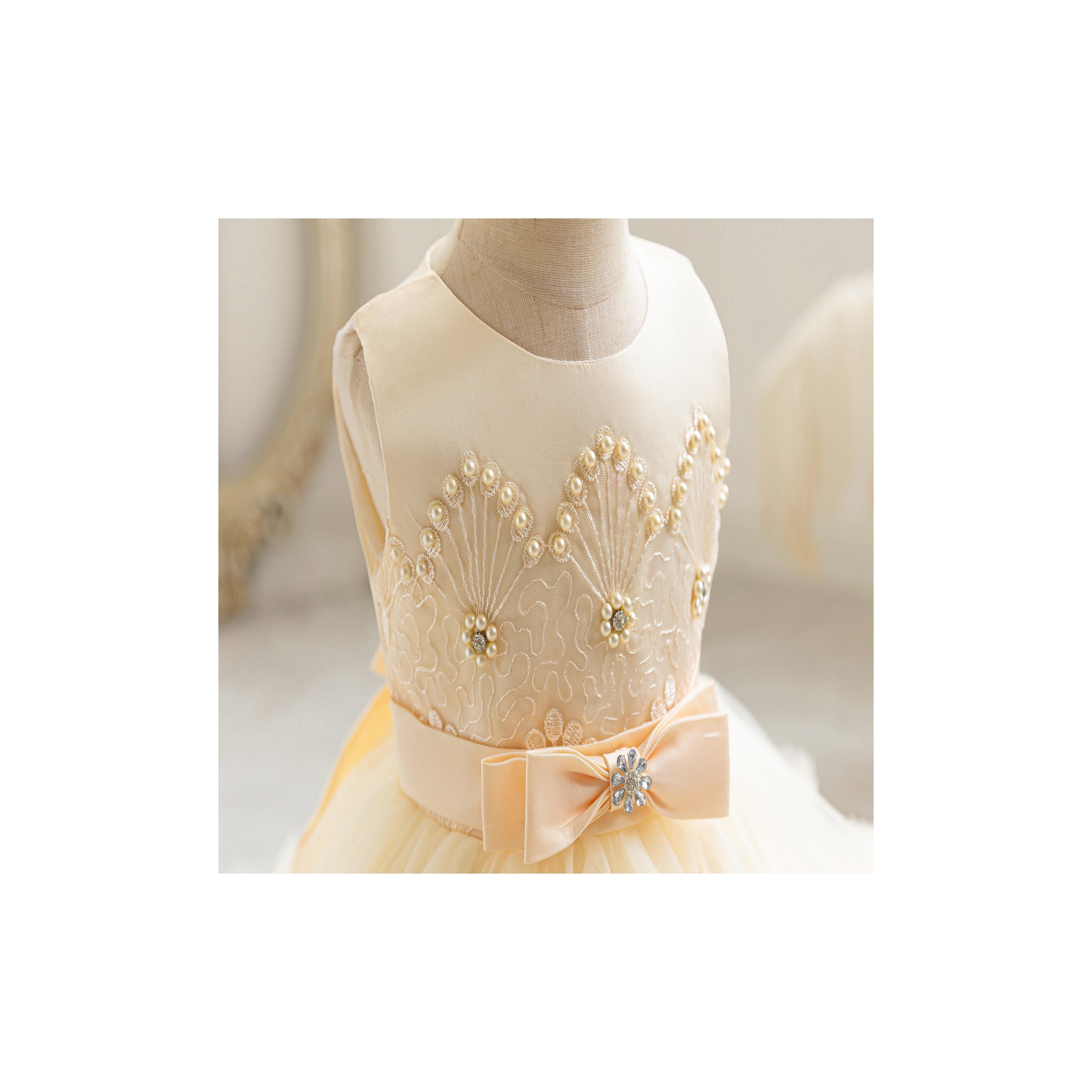 Babyqlo Embroidered Sleeveless Ruffle Party Dress-baby-girls-clothing-dressesandjumpsuits-image-5