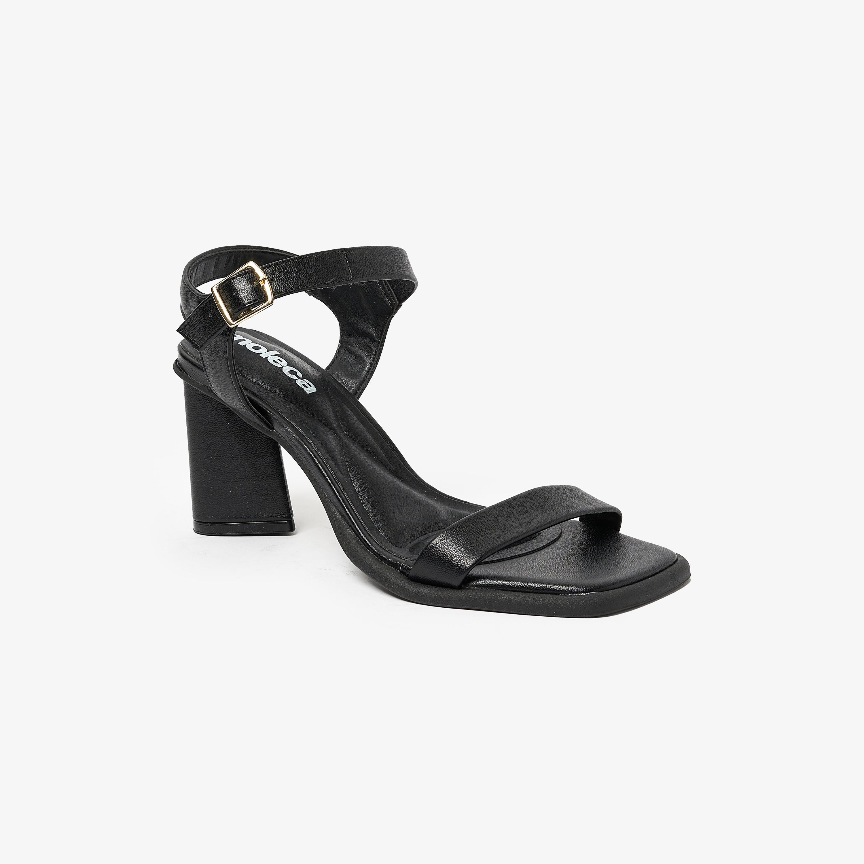 صندل حذاء نسائي بكعب عريض مع شريط خلفي من موليكا | 5477-101-9569-women-shoes-heels-image-1