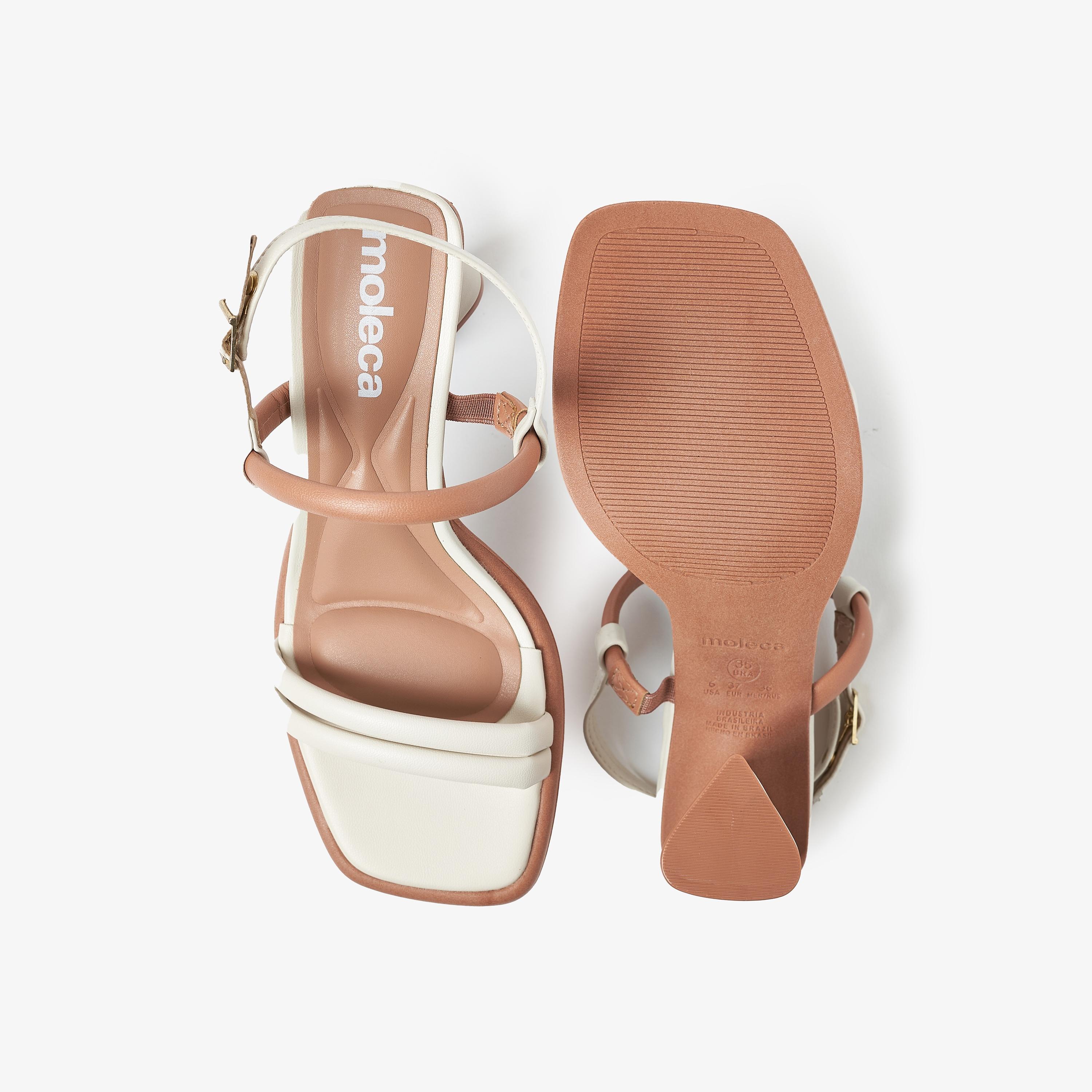 Moleca by Geoomnii Women's Block Heel Sandals with Ankle Strap | 5477-105-9592      -women-shoes-heels-image-4