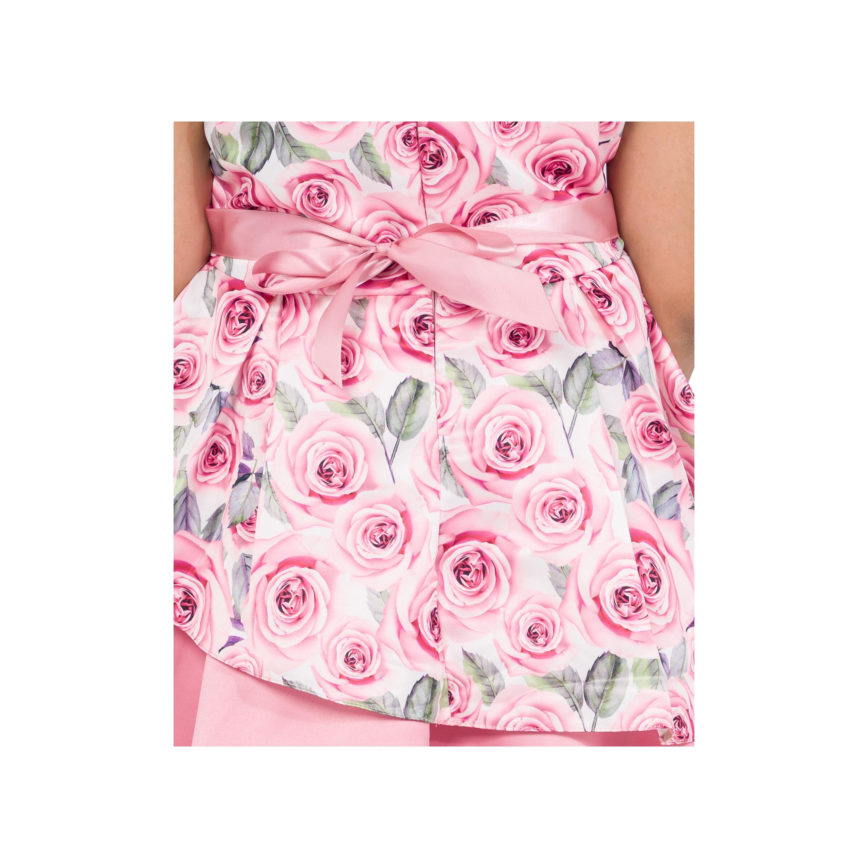 Babyqlo Rosy Delight Floral Printed Sleeveless Party Dress-girls-clothing-dressesandjumpsuits-image-6