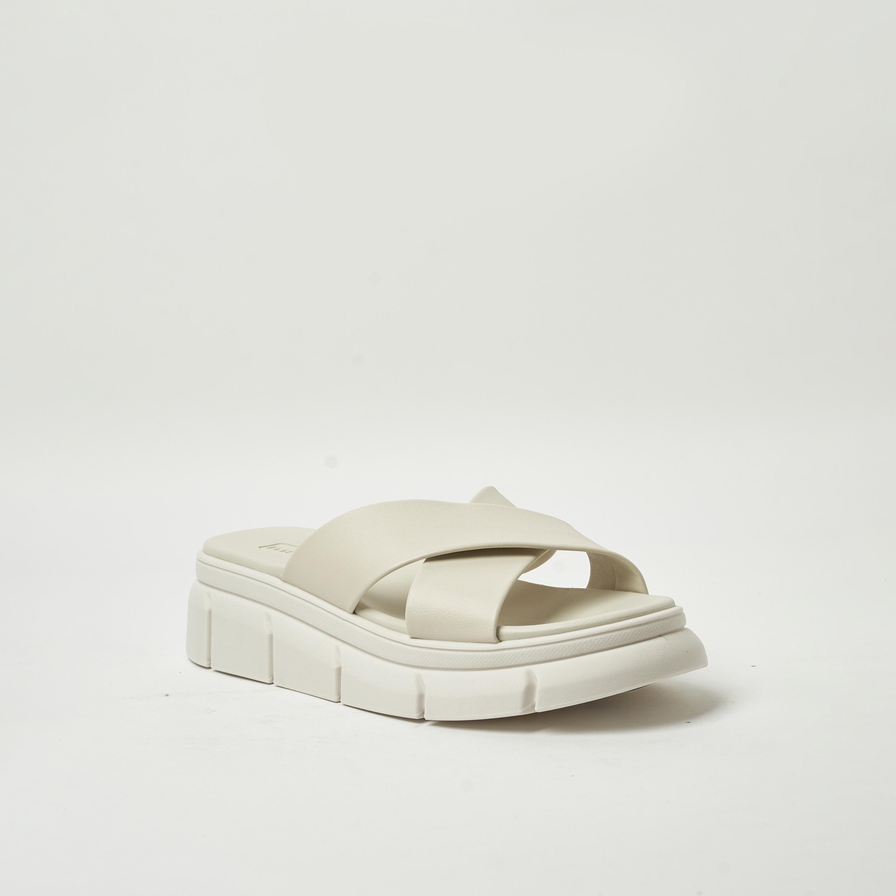 موليكا - شبشب نسائي سهل الارتداء ذو نعل سميك | 5483-100-9569-35312-women-shoes-sandals-heeled-image-1