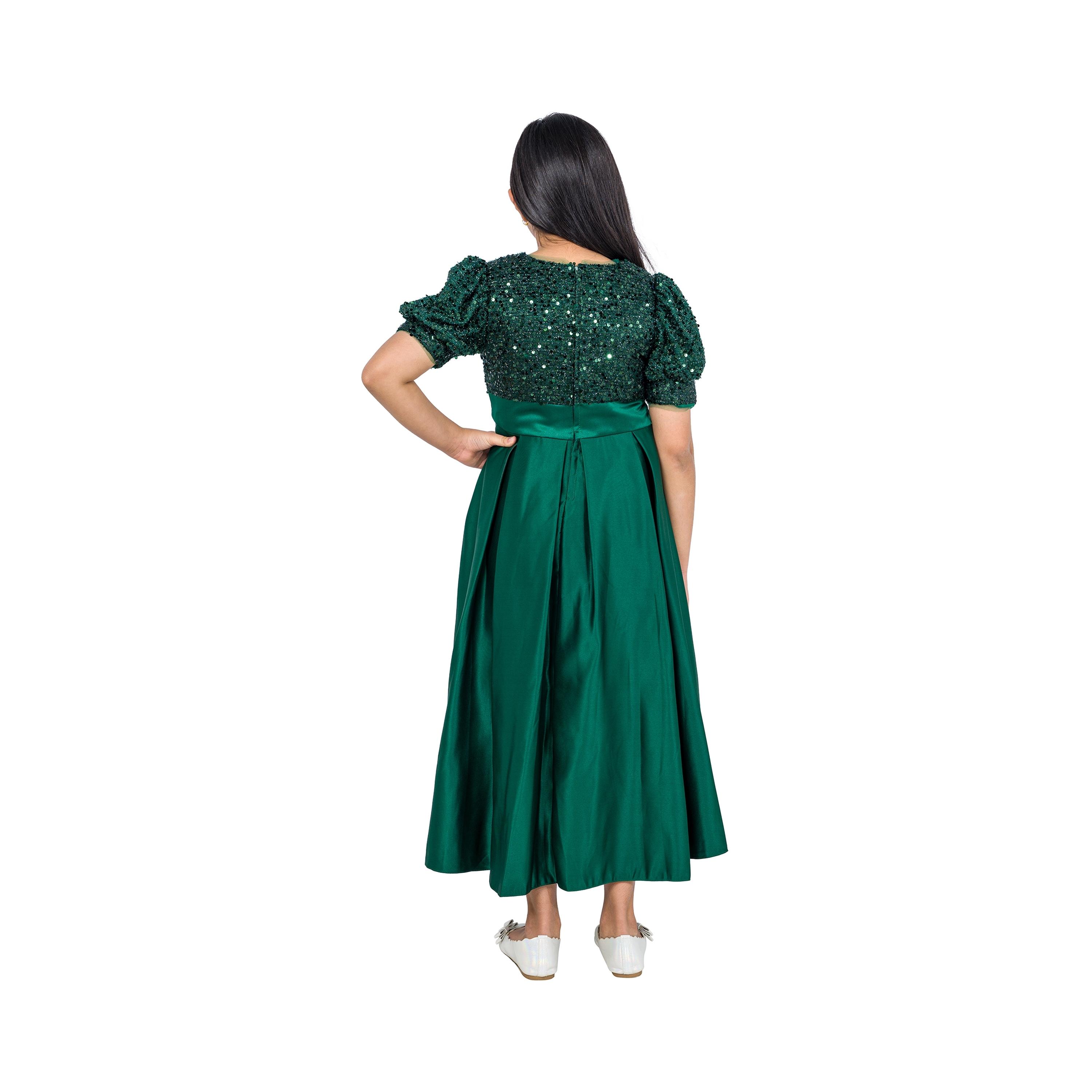 Babyqlo Embellished Short Sleeves Party Dress-girls-clothing-dressesandjumpsuits-image-2