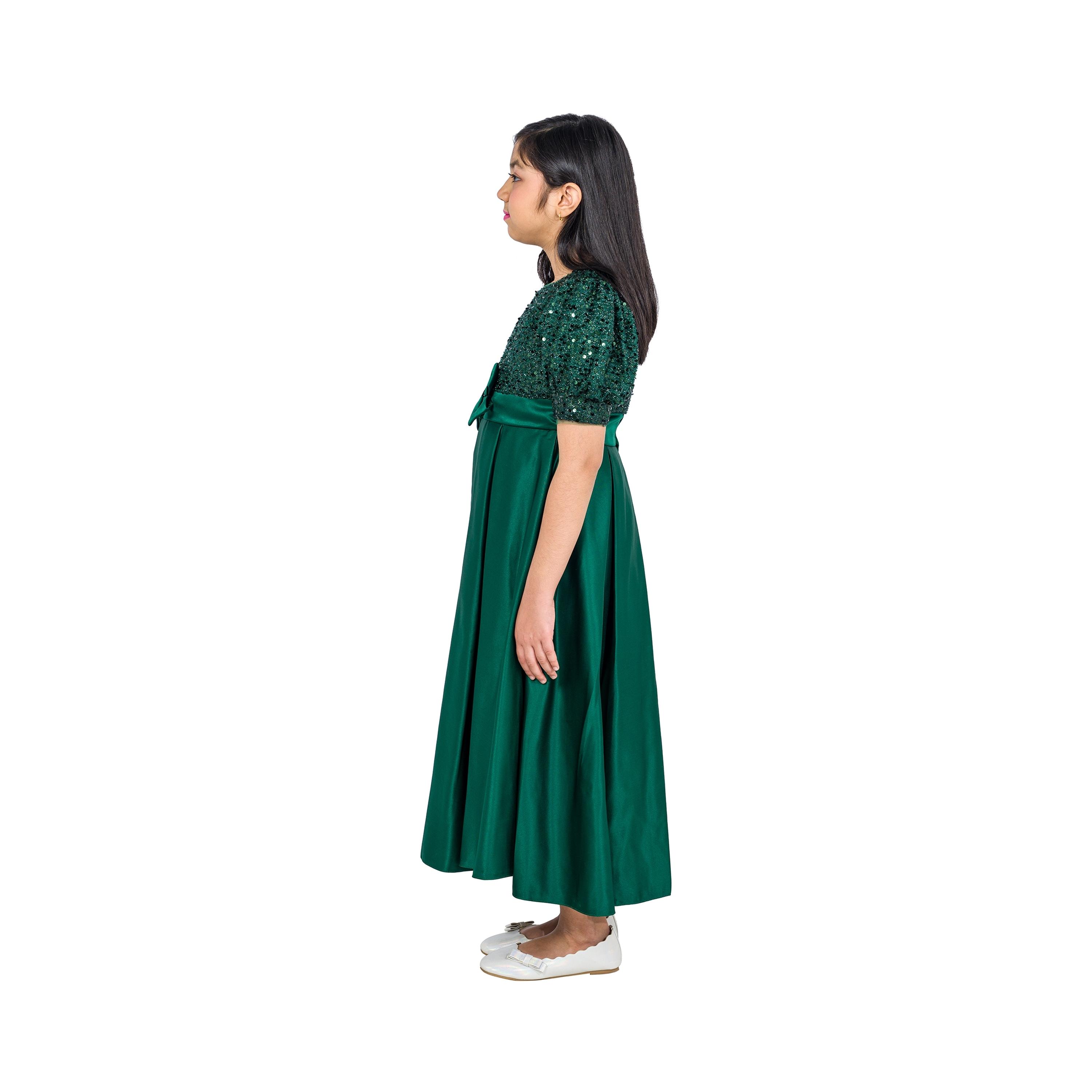Babyqlo Embellished Short Sleeves Party Dress-girls-clothing-dressesandjumpsuits-image-3
