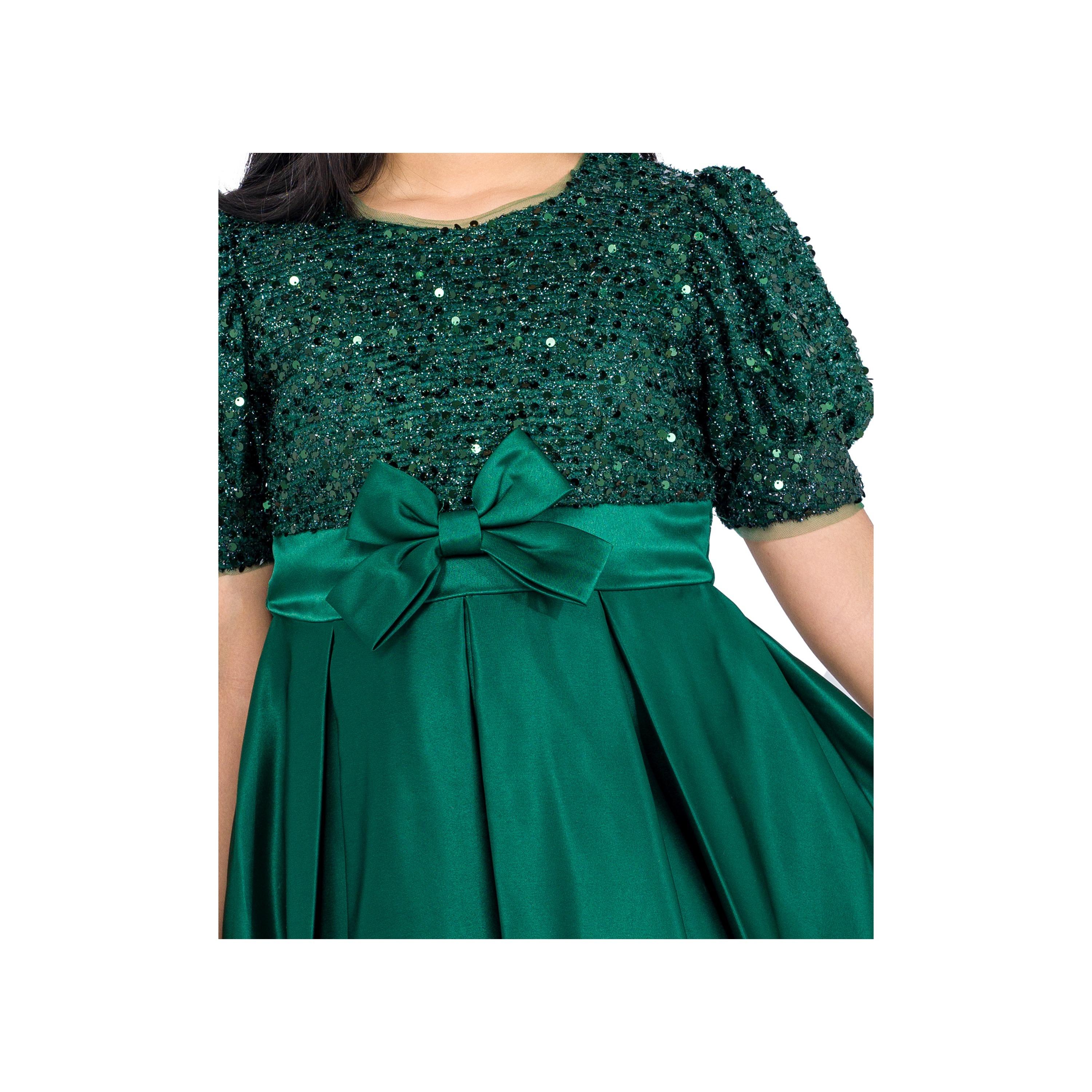 Babyqlo Embellished Short Sleeves Party Dress-girls-clothing-dressesandjumpsuits-image-4