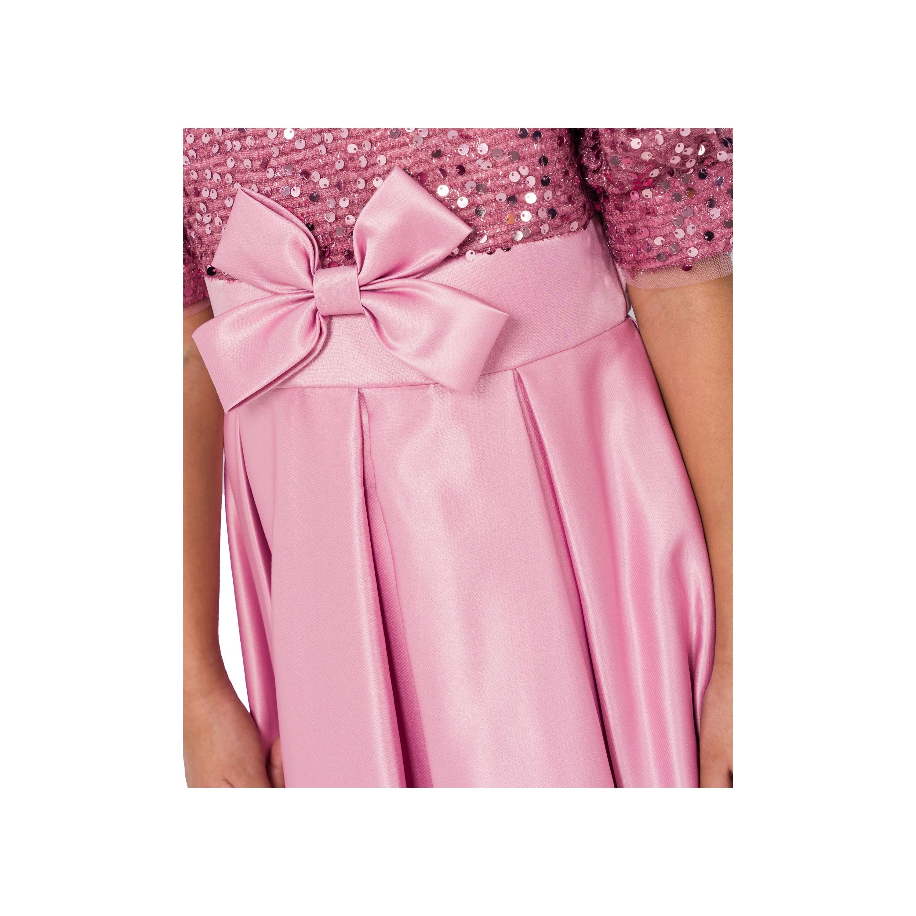 فستان حفلات بأكمام قصيرة ومطرز من بيبيكلو-girls-clothing-dressesandjumpsuits-image-6