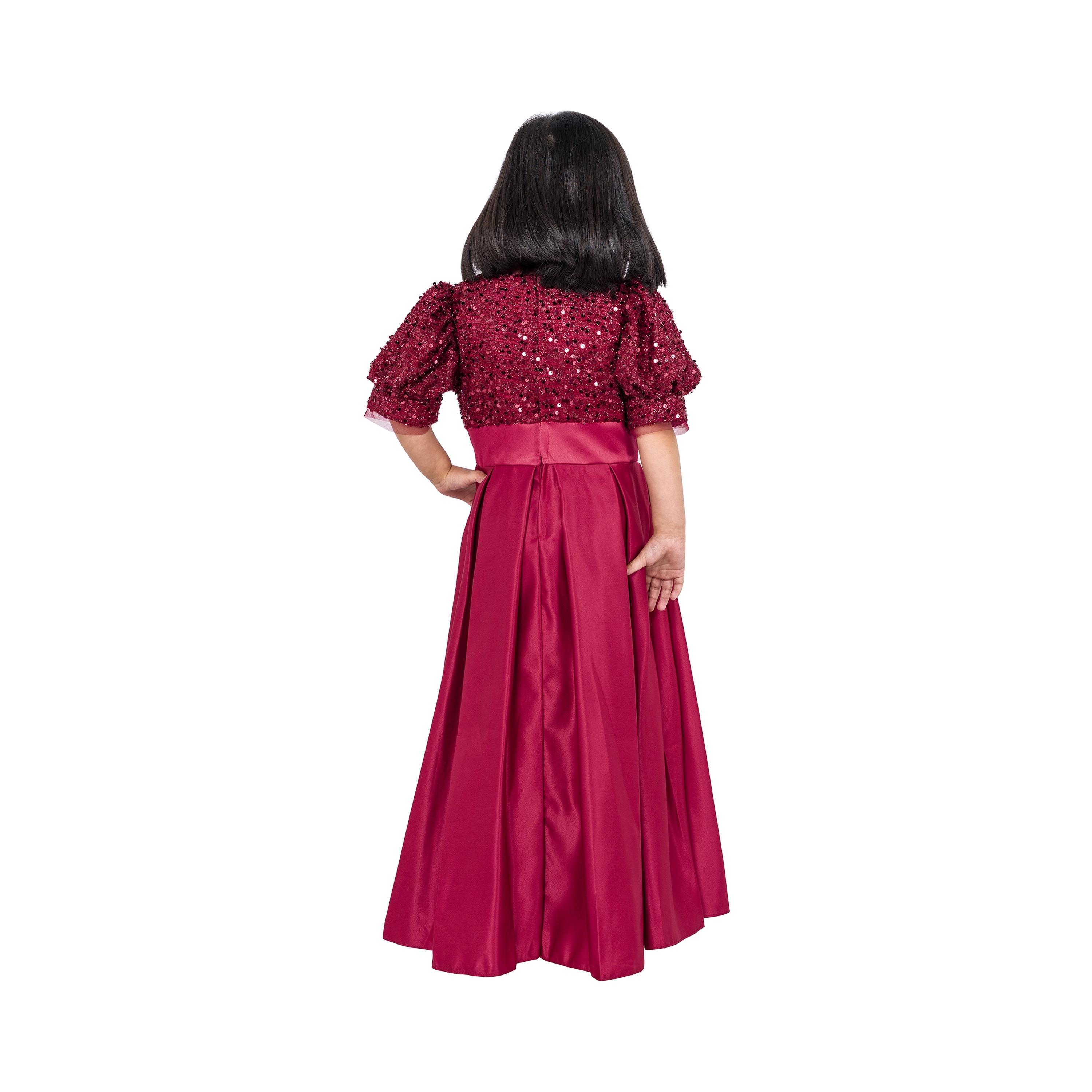 Babyqlo Embellished Short Sleeves Party Dress-girls-clothing-dressesandjumpsuits-image-2