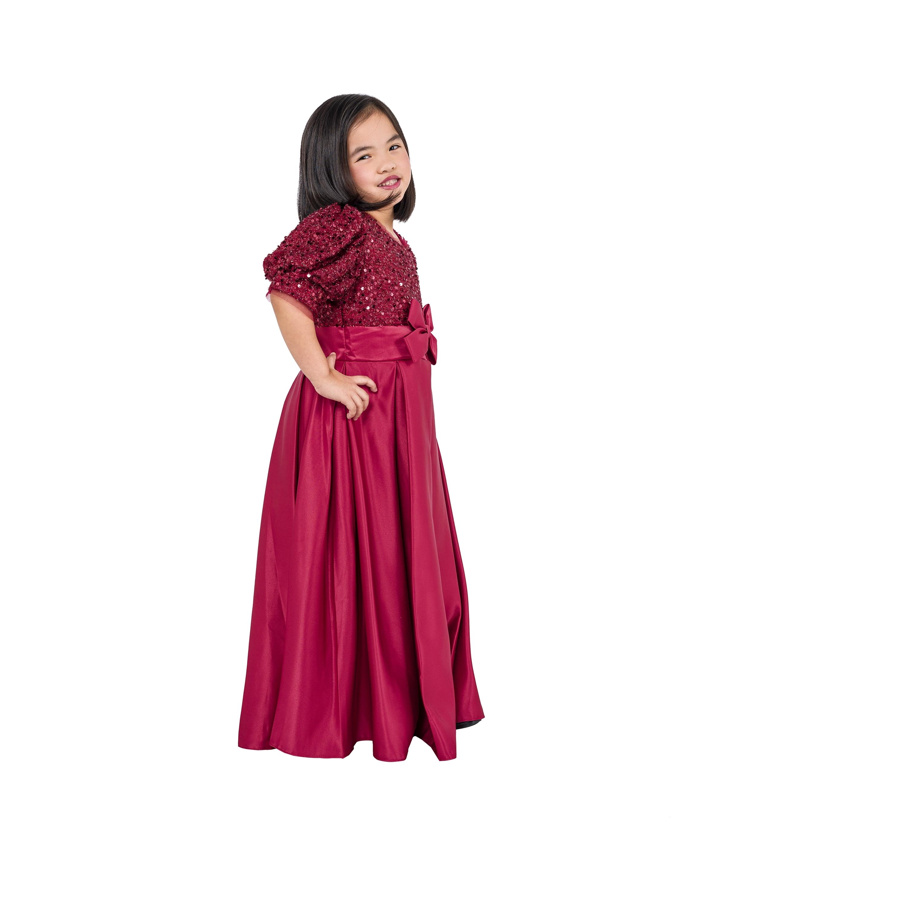 Babyqlo Embellished Short Sleeves Party Dress-girls-clothing-dressesandjumpsuits-image-3