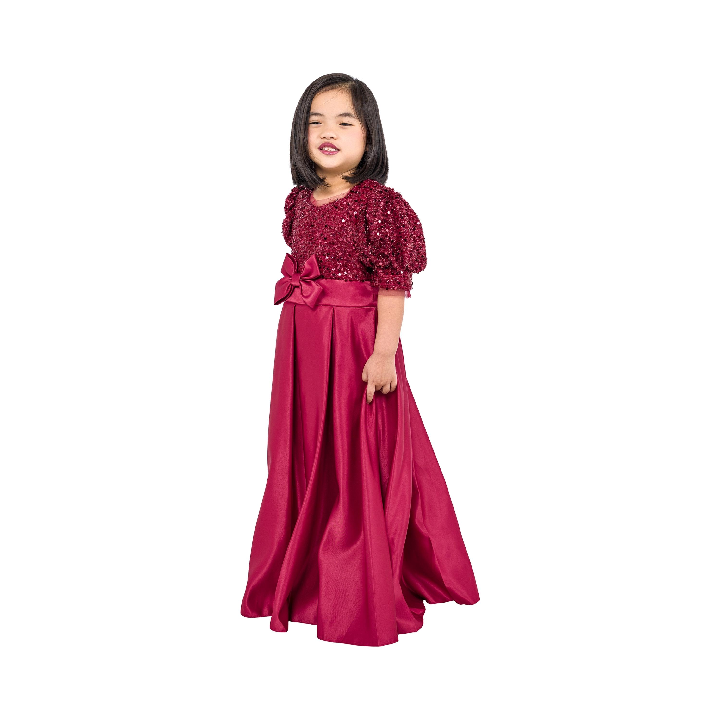 Babyqlo Embellished Short Sleeves Party Dress-girls-clothing-dressesandjumpsuits-image-4