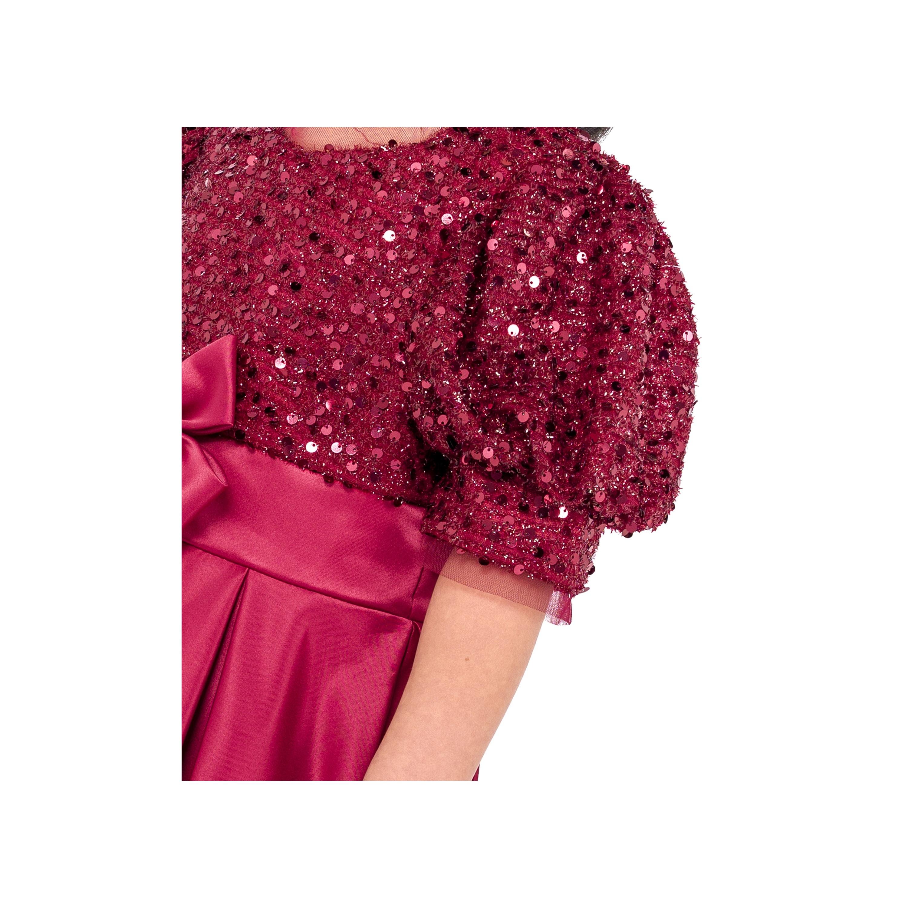 Babyqlo Embellished Short Sleeves Party Dress-girls-clothing-dressesandjumpsuits-image-5