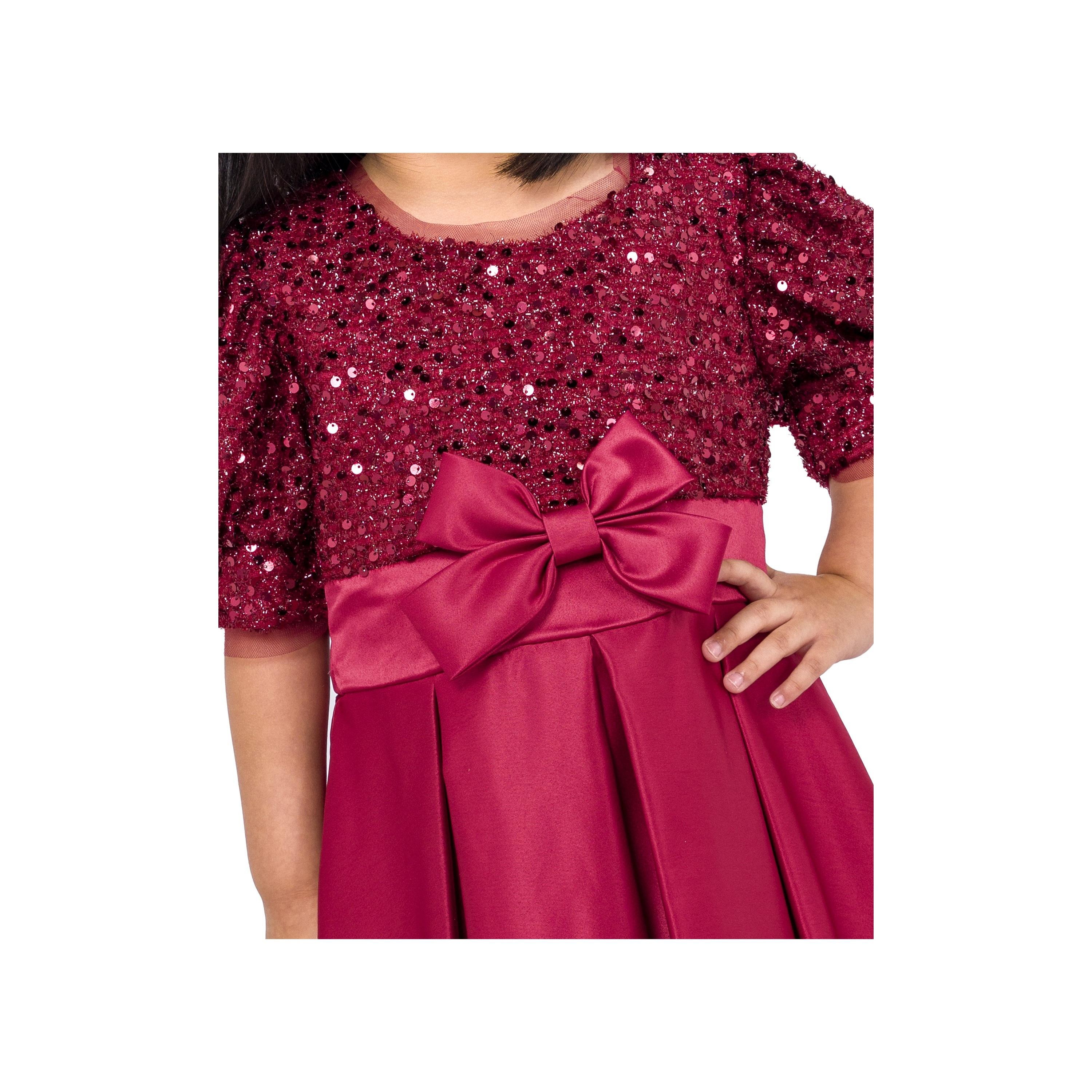 Babyqlo Embellished Short Sleeves Party Dress-girls-clothing-dressesandjumpsuits-image-6