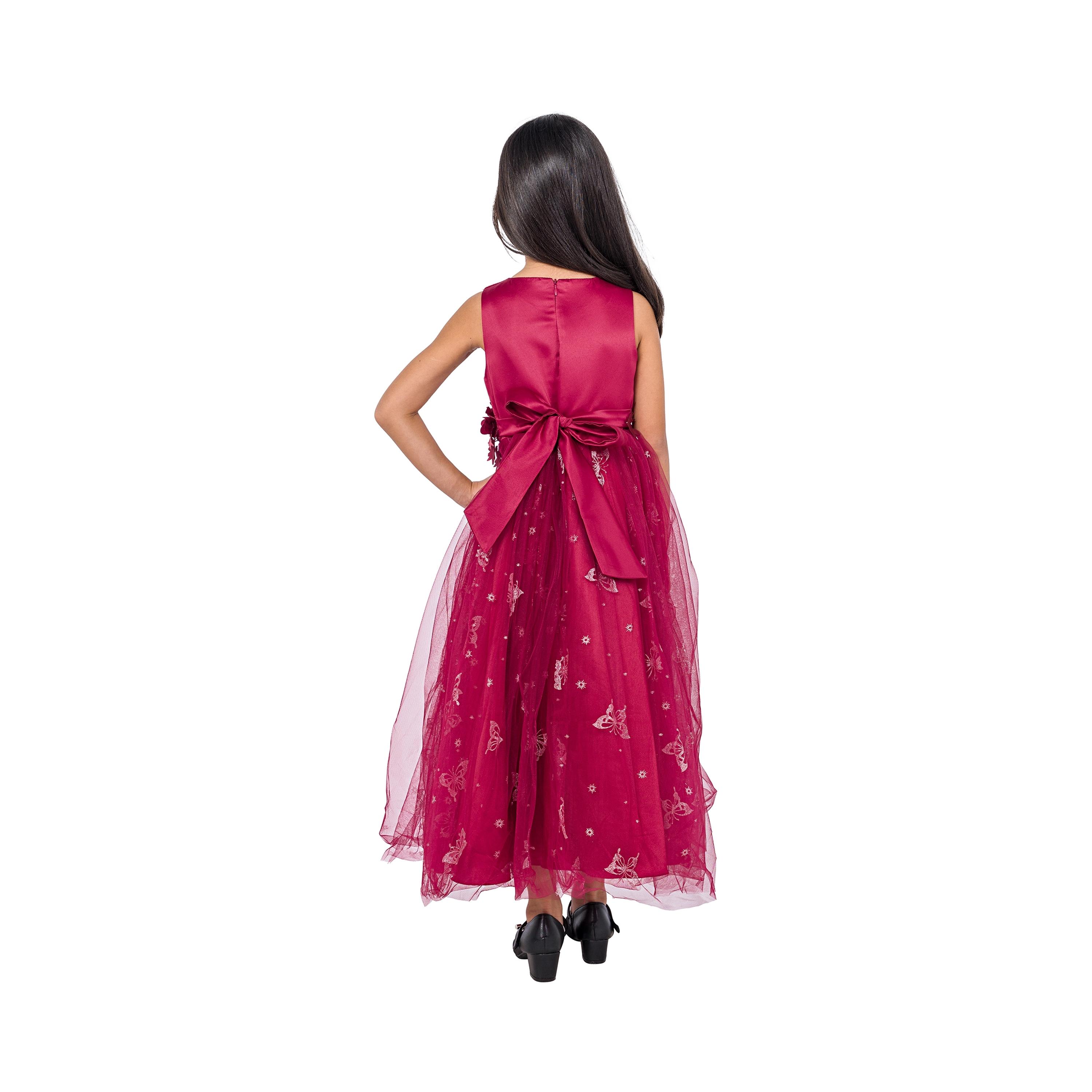 Babyqlo Embroidered Sleeveless Party Dress-girls-clothing-dressesandjumpsuits-image-2
