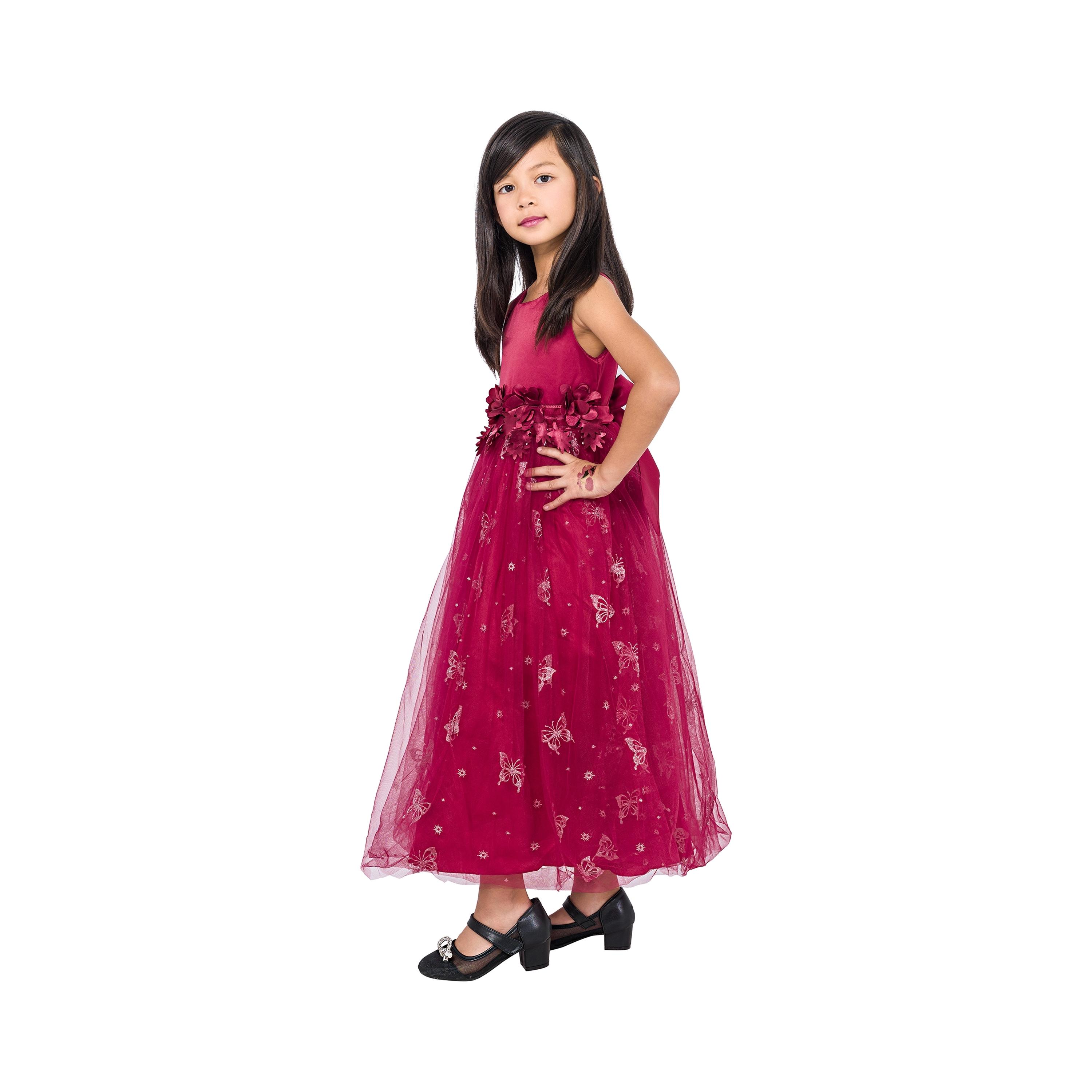 Babyqlo Embroidered Sleeveless Party Dress-girls-clothing-dressesandjumpsuits-image-3