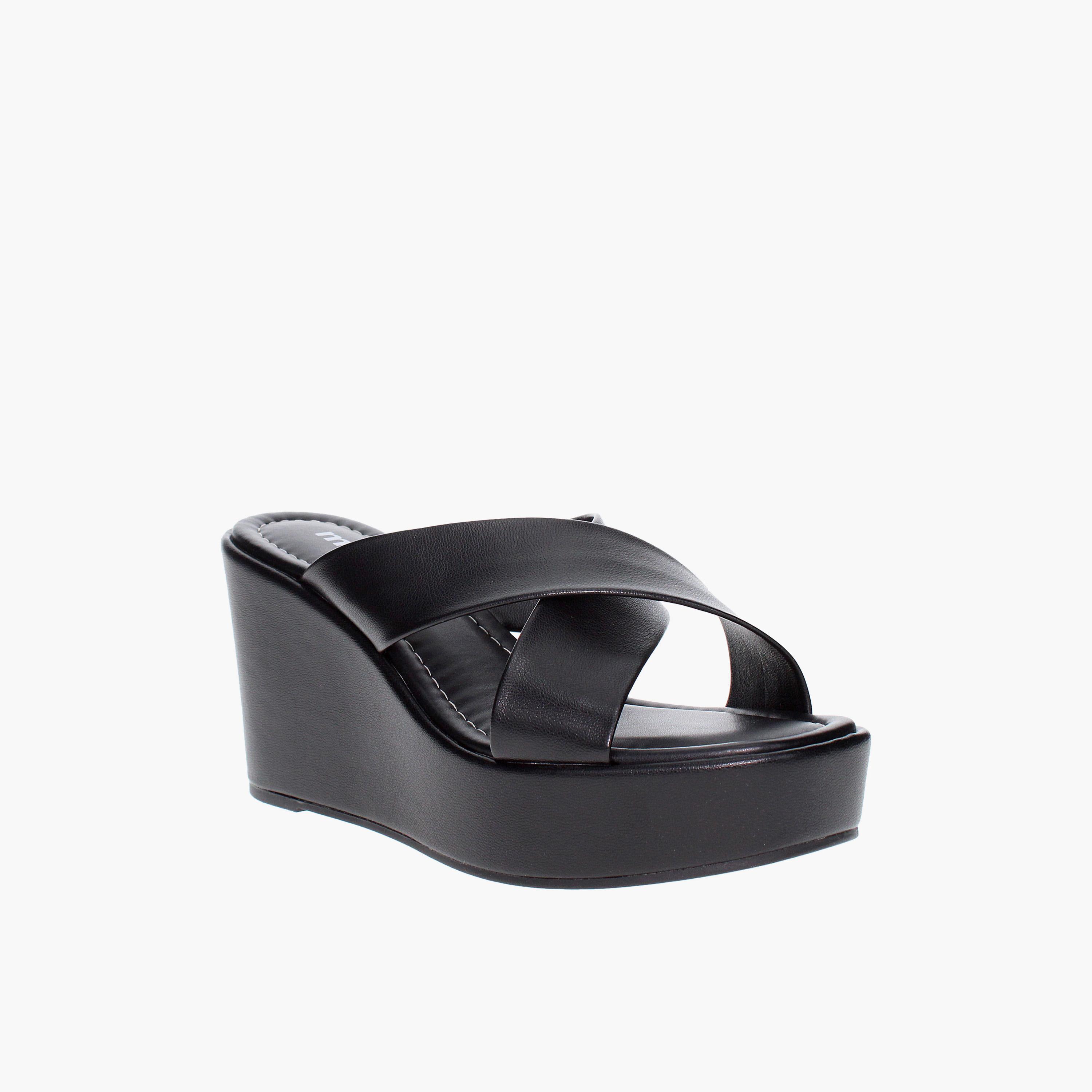 Moleca by Geoomnii Women's Slip-On Wedges | 5492-100-9569-15745          -women-shoes-sandals-heeled-image-1