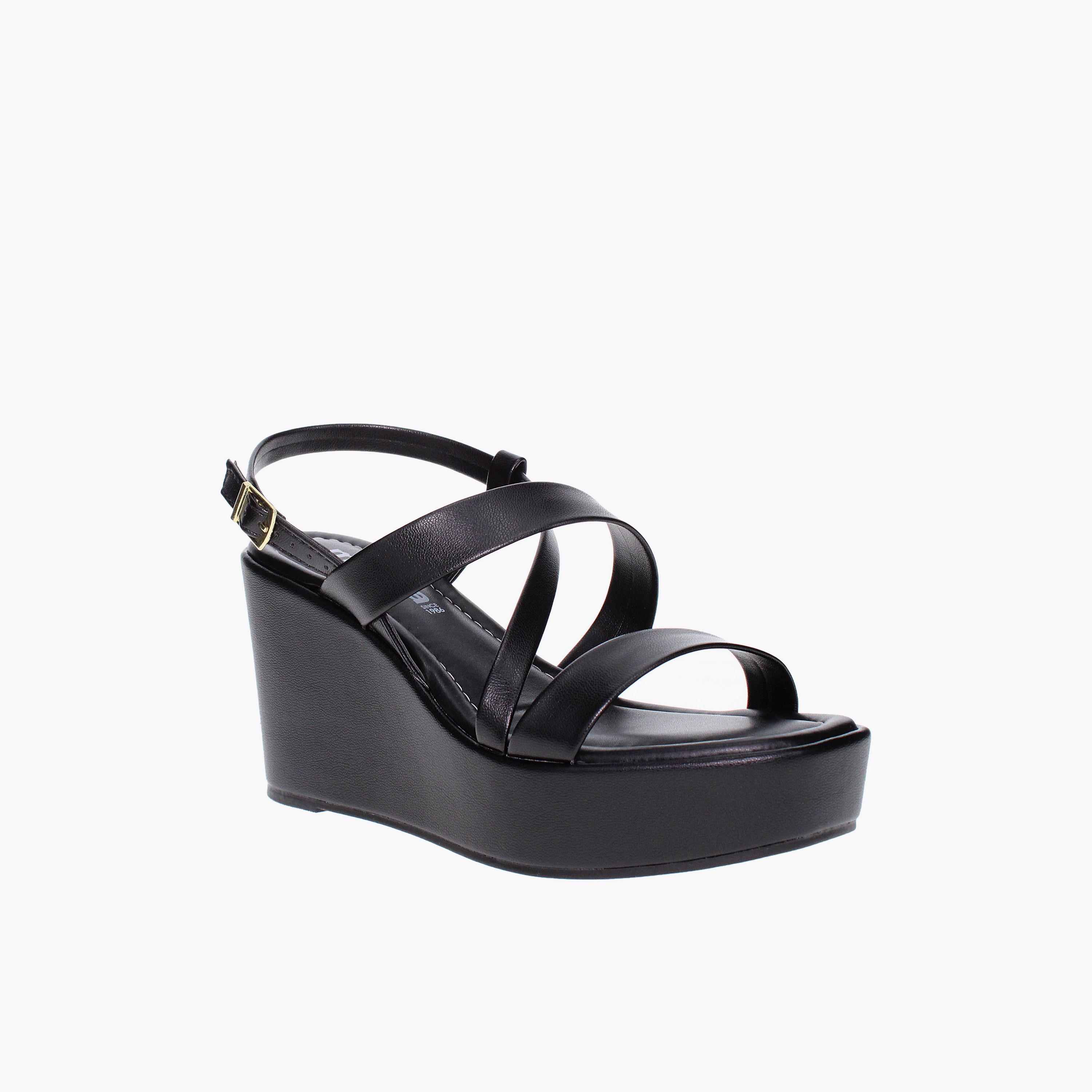 موليكا - حذاء نسائي بكعب عالي ومشبك | 5492-101-9569-15745-women-shoes-sandals-heeled-image-1