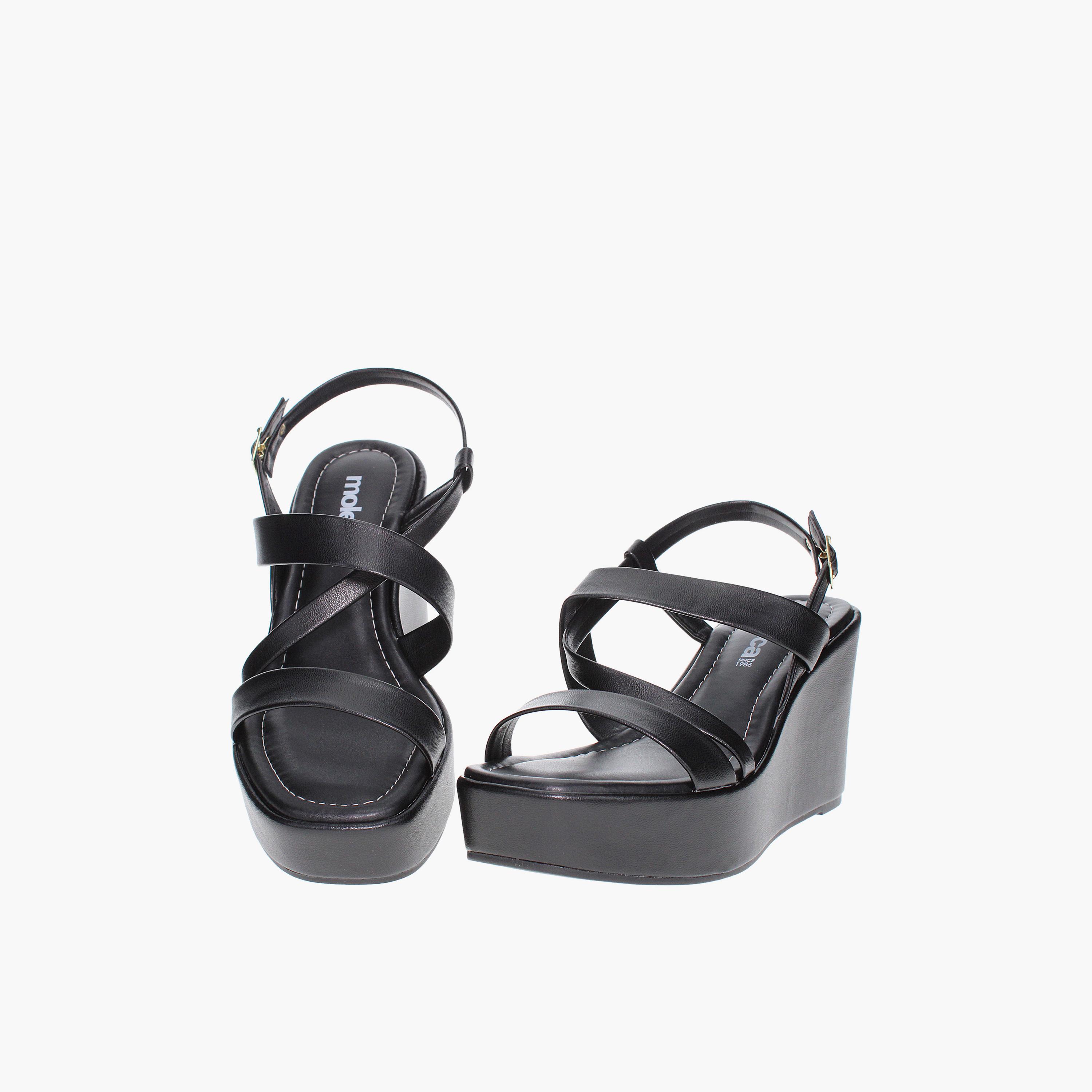 موليكا - حذاء نسائي بكعب عالي ومشبك | 5492-101-9569-15745-women-shoes-sandals-heeled-image-2