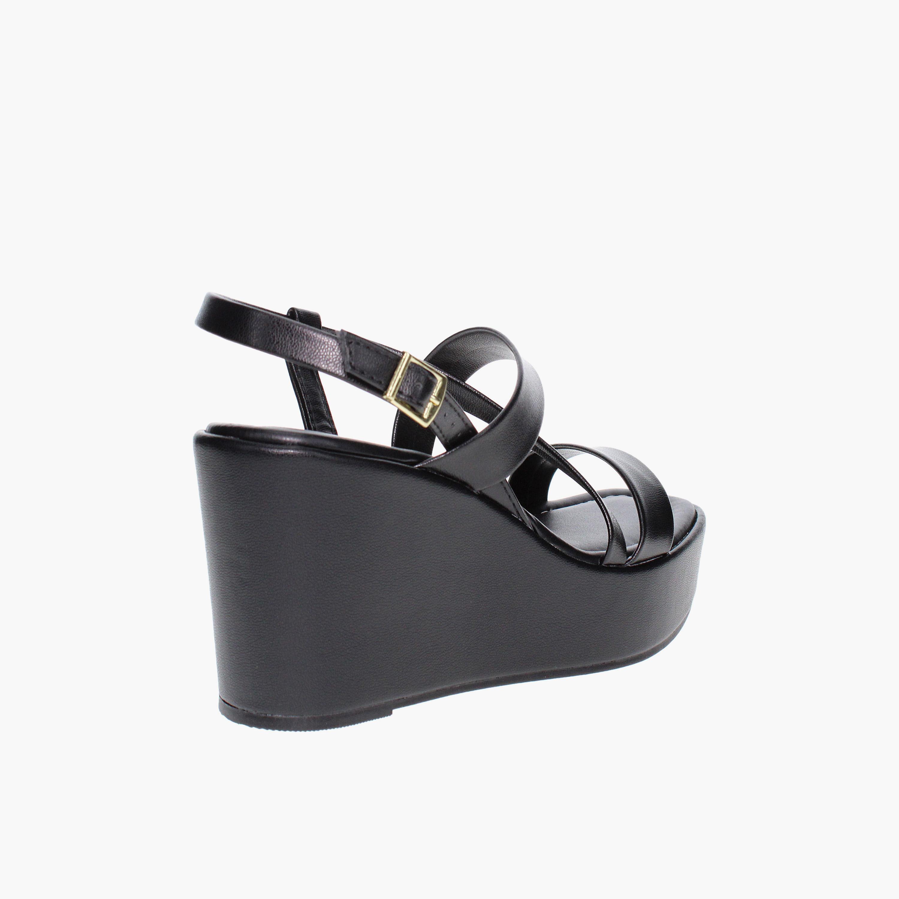 موليكا - حذاء نسائي بكعب عالي ومشبك | 5492-101-9569-15745-women-shoes-sandals-heeled-image-4