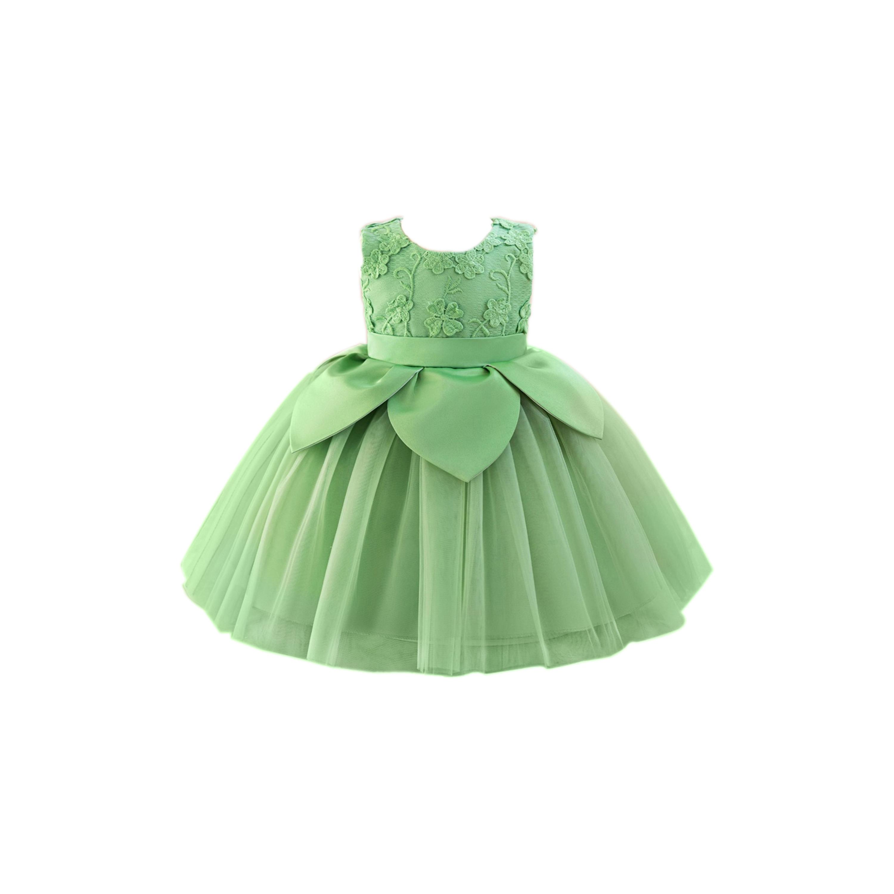 Babyqlo Embroidered Sleeveless Tulle Party Dress-girls-clothing-dressesandjumpsuits-image-1