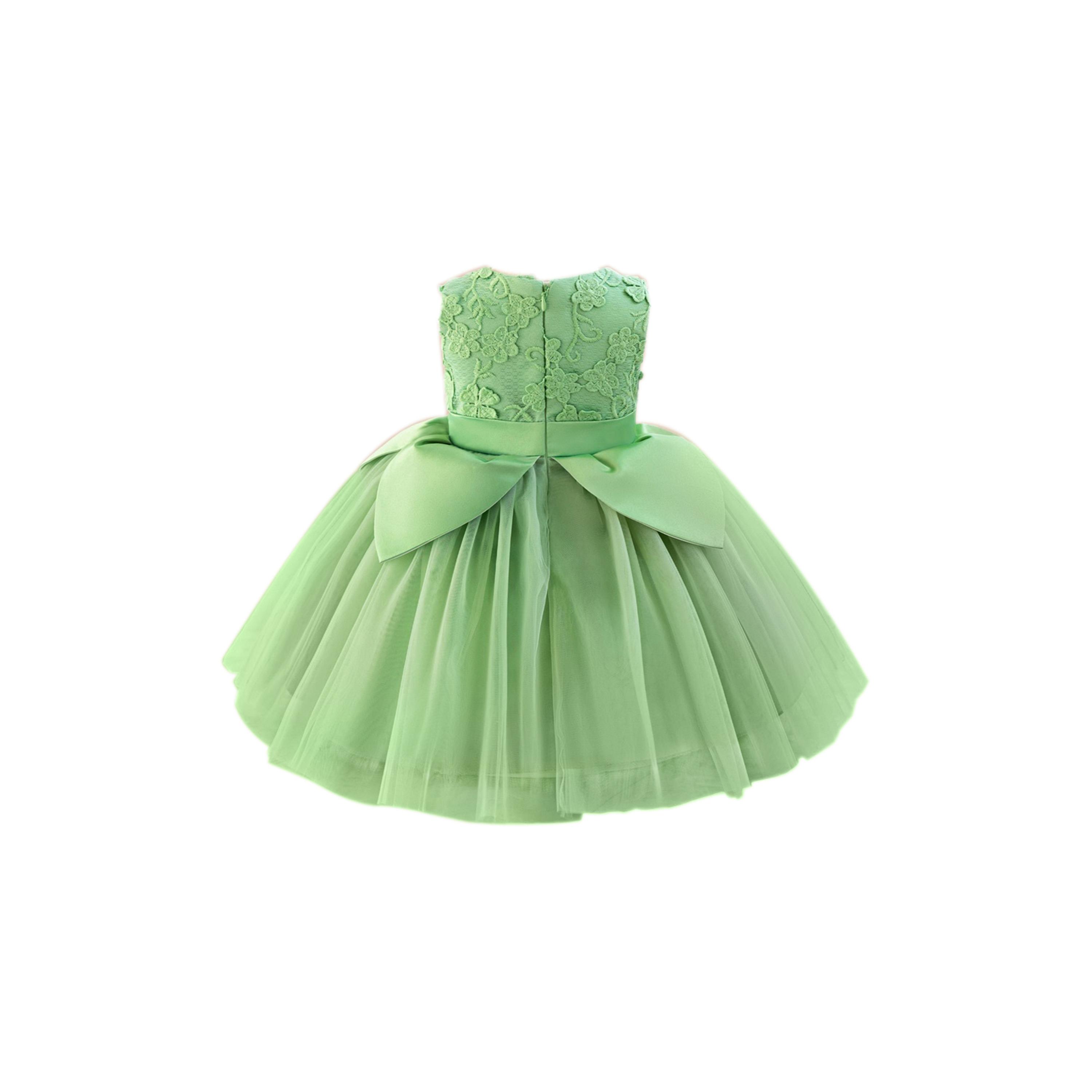 Babyqlo Embroidered Sleeveless Tulle Party Dress-girls-clothing-dressesandjumpsuits-image-2