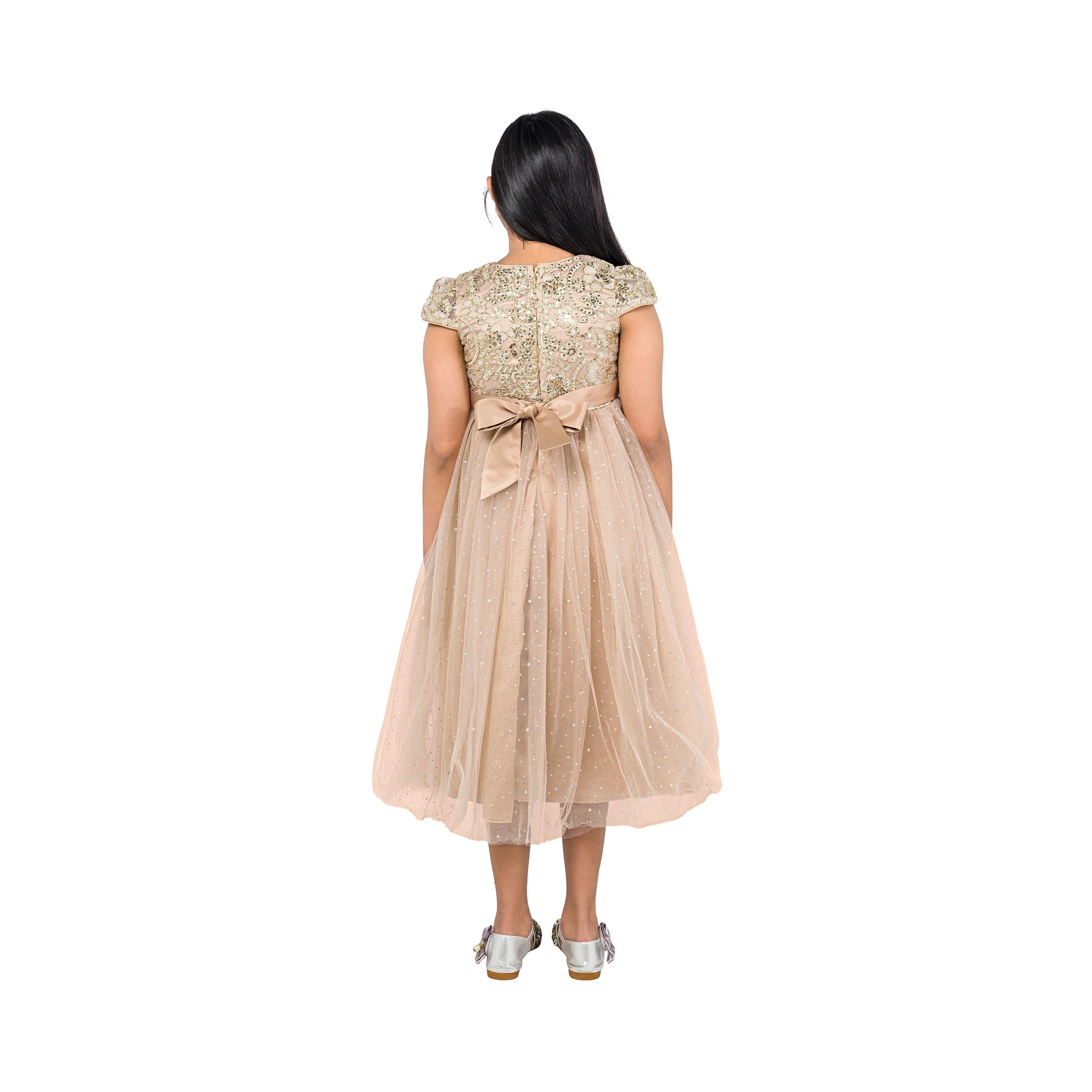 Babyqlo Embellished Cap Sleeves Princess Dress-girls-clothing-dressesandjumpsuits-image-2