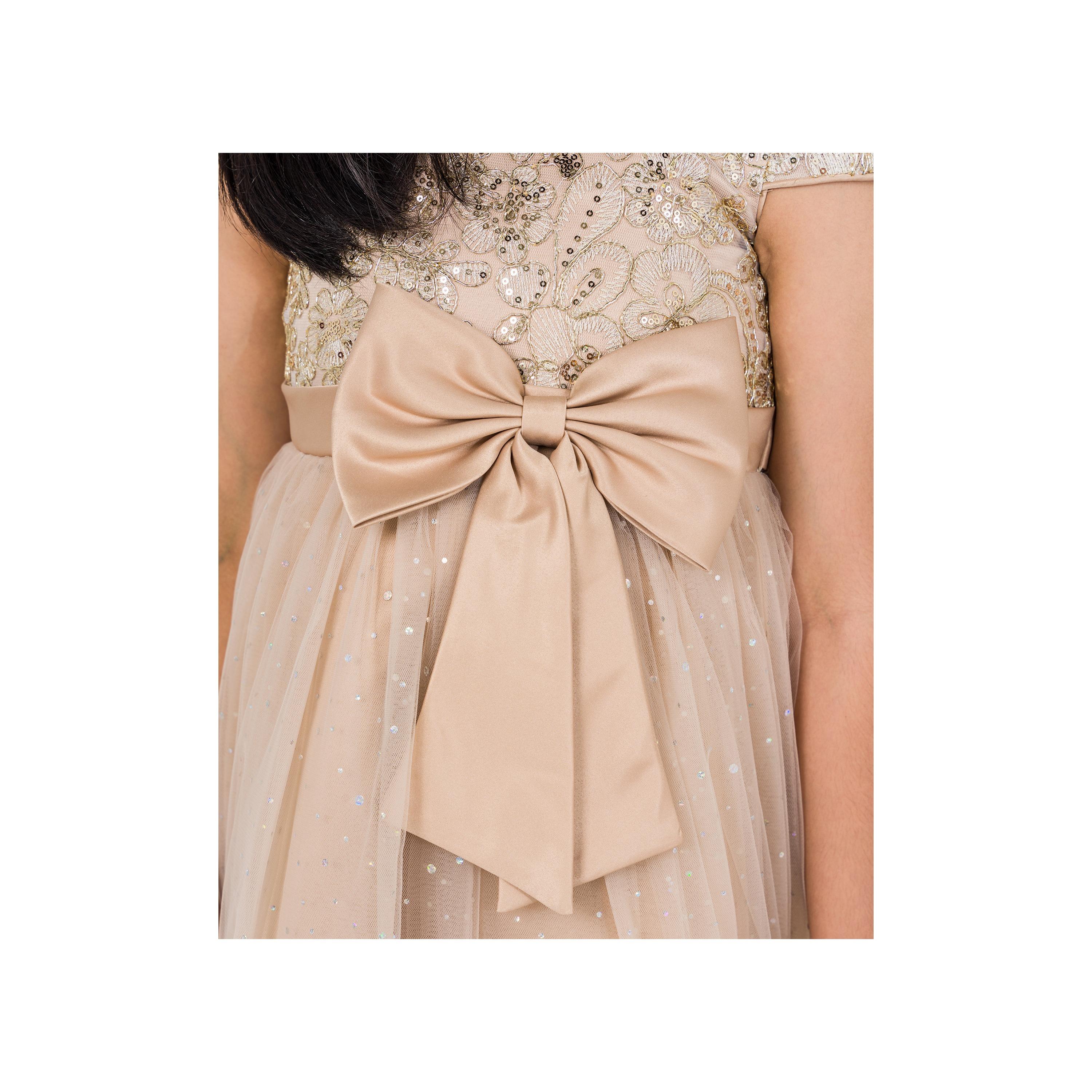 Babyqlo Embellished Cap Sleeves Princess Dress-girls-clothing-dressesandjumpsuits-image-4